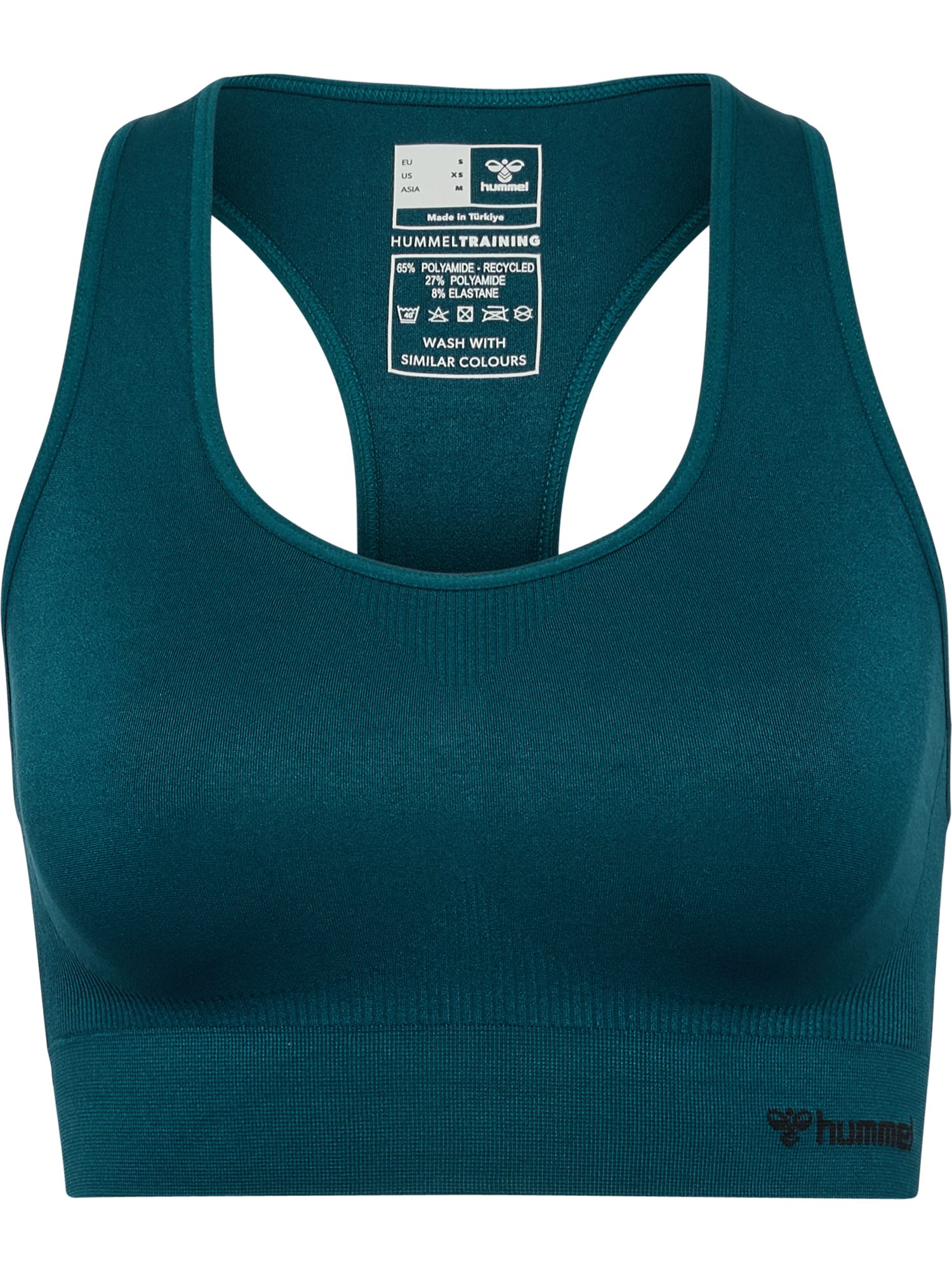 hummel Sportbustier HmlTIF SEAMLESS SPORTS TOP (1-delig) dames sport bh's maat S groen