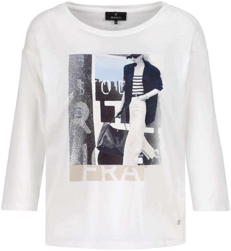 Monari Shirt met ronde hals Shirt Vrouw Druk