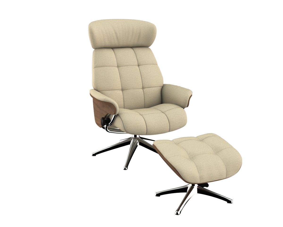 FLEXLUX Relaxfauteuil Skagen functionele stoel, gestoffeerde stoel, armleuning, TV-fauteuil tv-fauteuils bruin