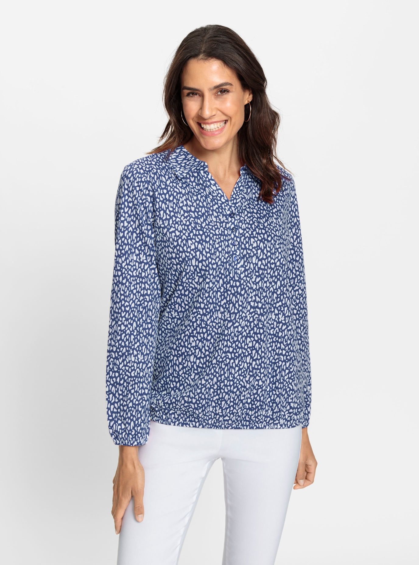 Classic Inspirationen Poloshirt Shirt met lange mouwen (1-delig)