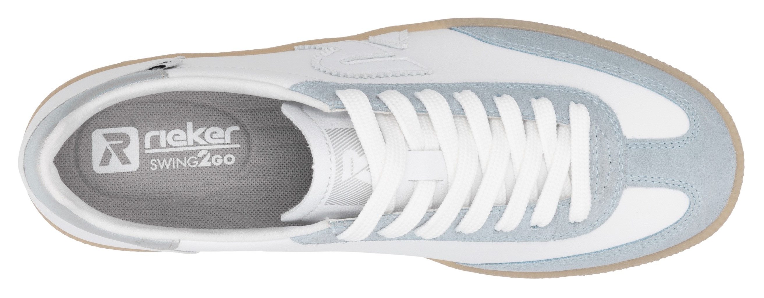 RIEKER Sport Sneakers San Diego , retro-sneaker, vrijetijdsschoen, lage schoen met uitneembaar voetbed