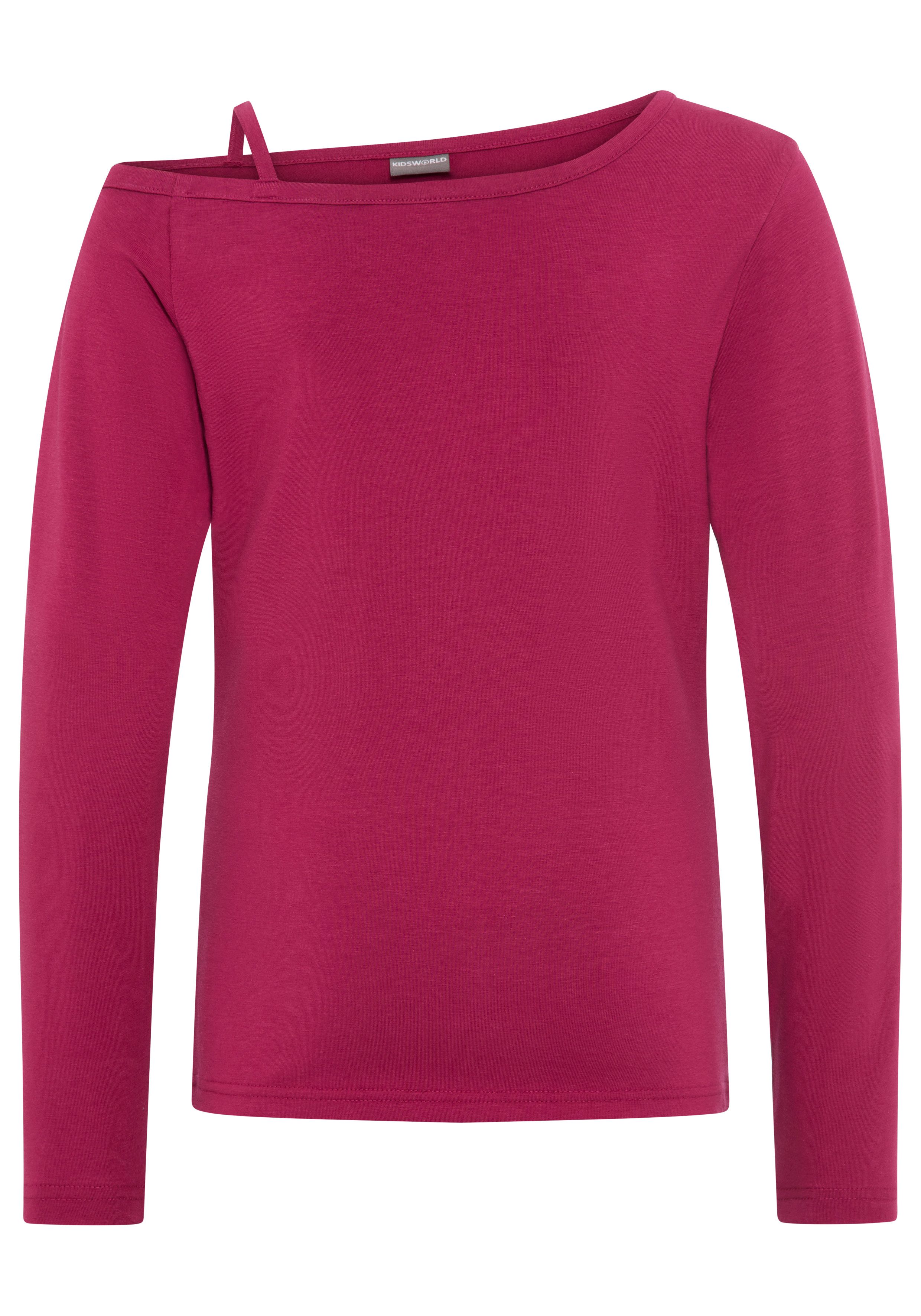 KIDSWORLD Shirt met lange mouwen Off-Shoulder Shirt