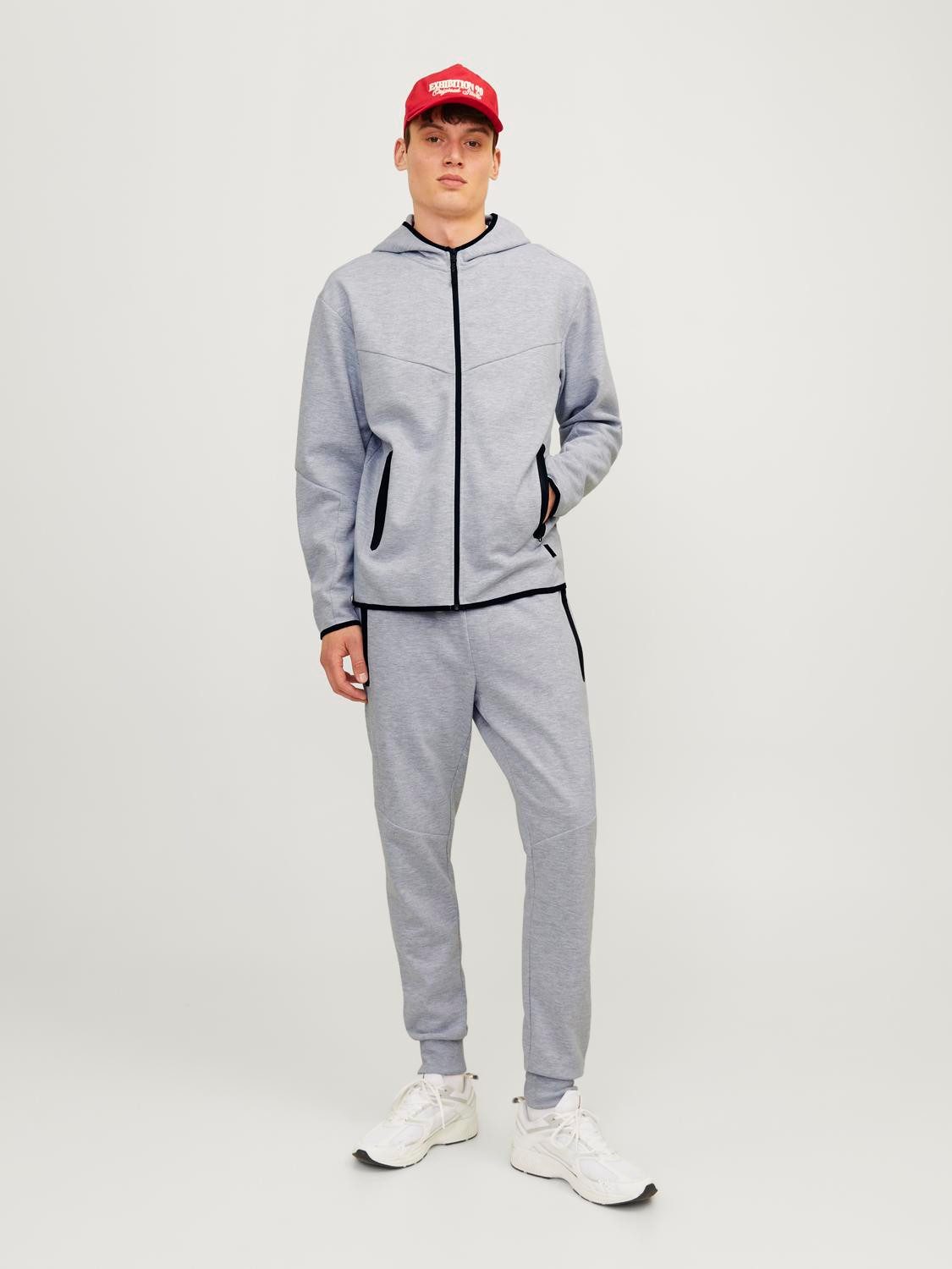 Jack & Jones Sweatvest JCOFUSION SWEAT ZIP HOOD NOOS