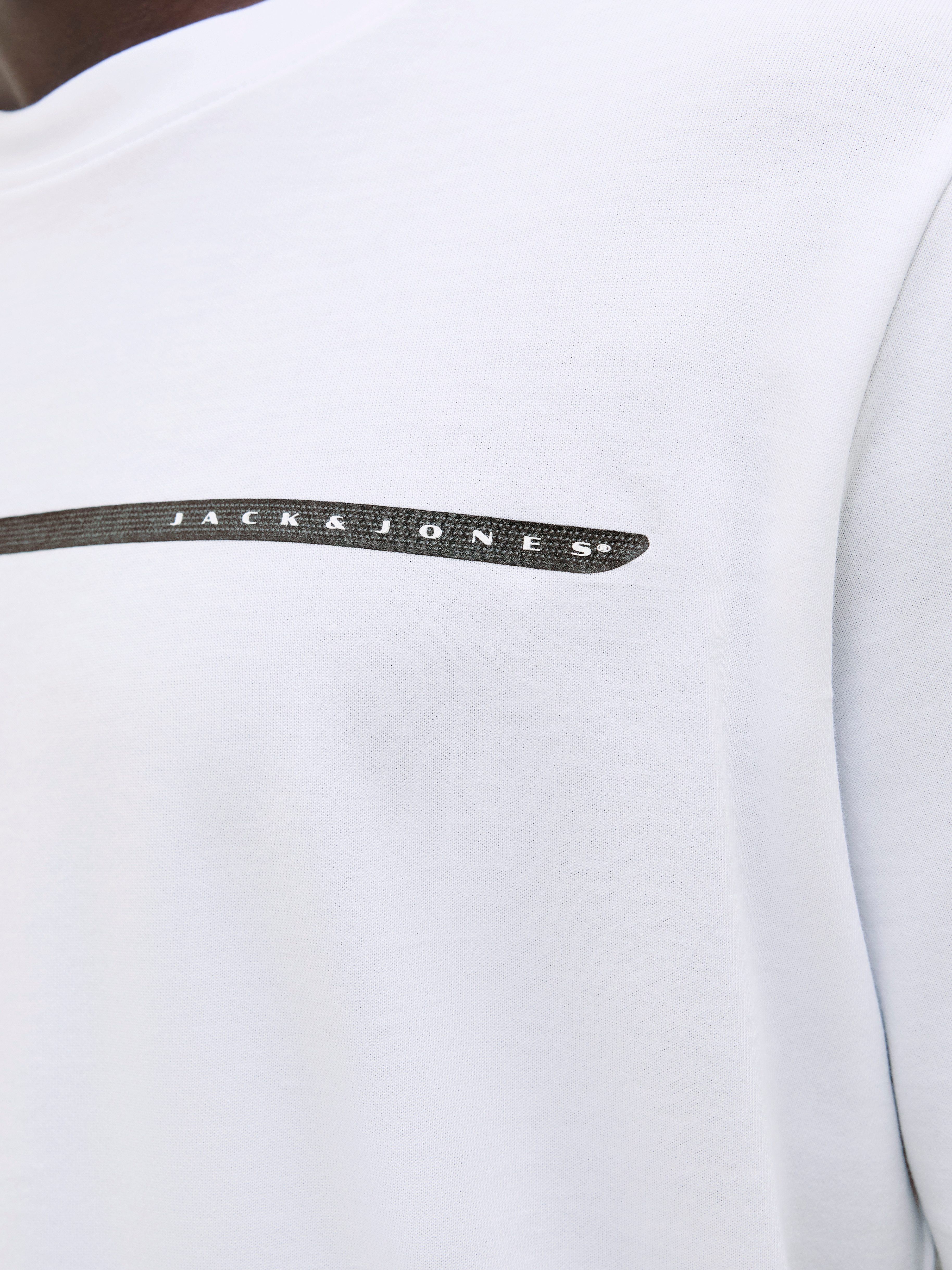 Jack & Jones T-shirt JCOFUSION FULL BRANDING TEE SS CREW NOOS