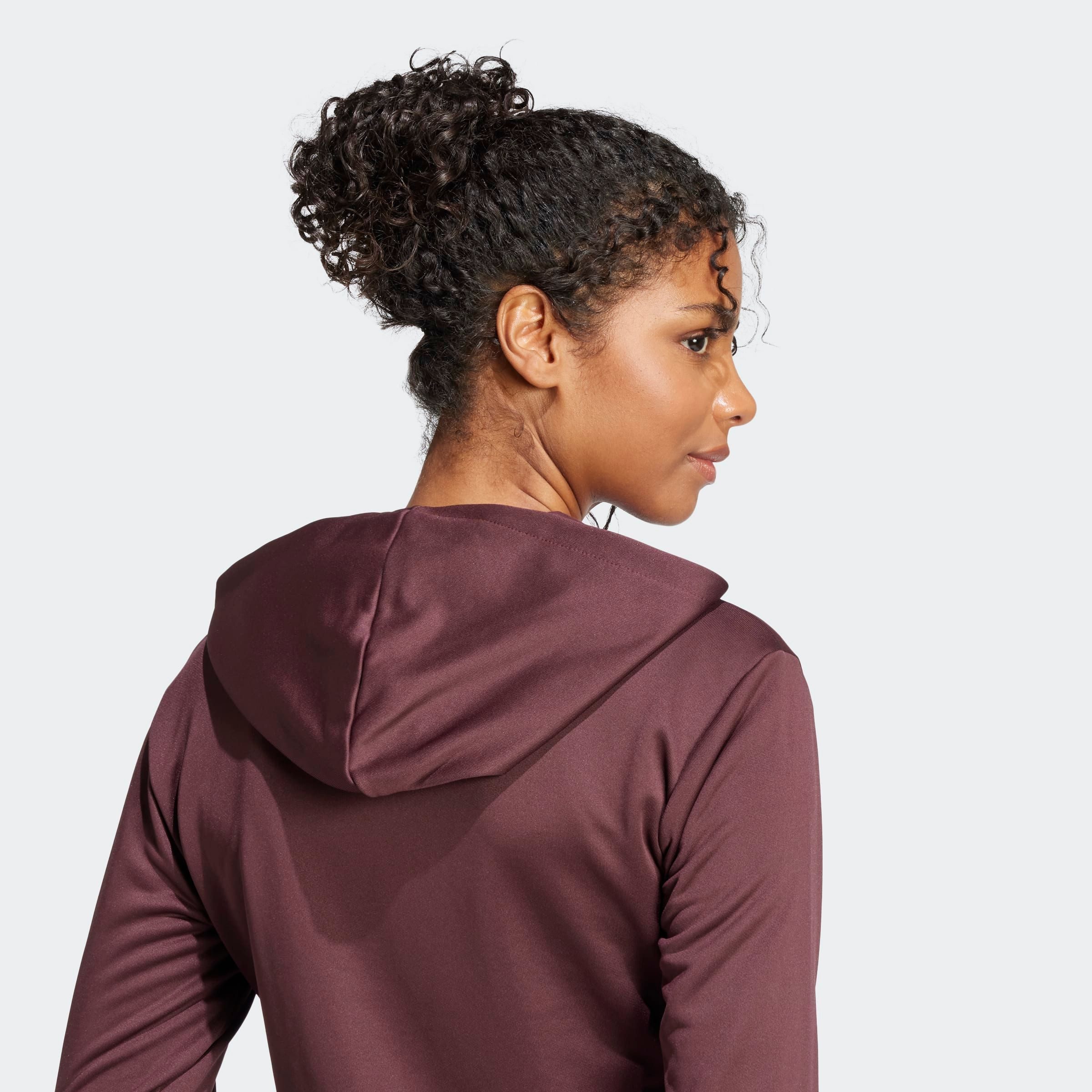 adidas Sportswear Trainingspak W LINEAR TS Trainingsjack met capuchon, trainingspak (2-delig)
