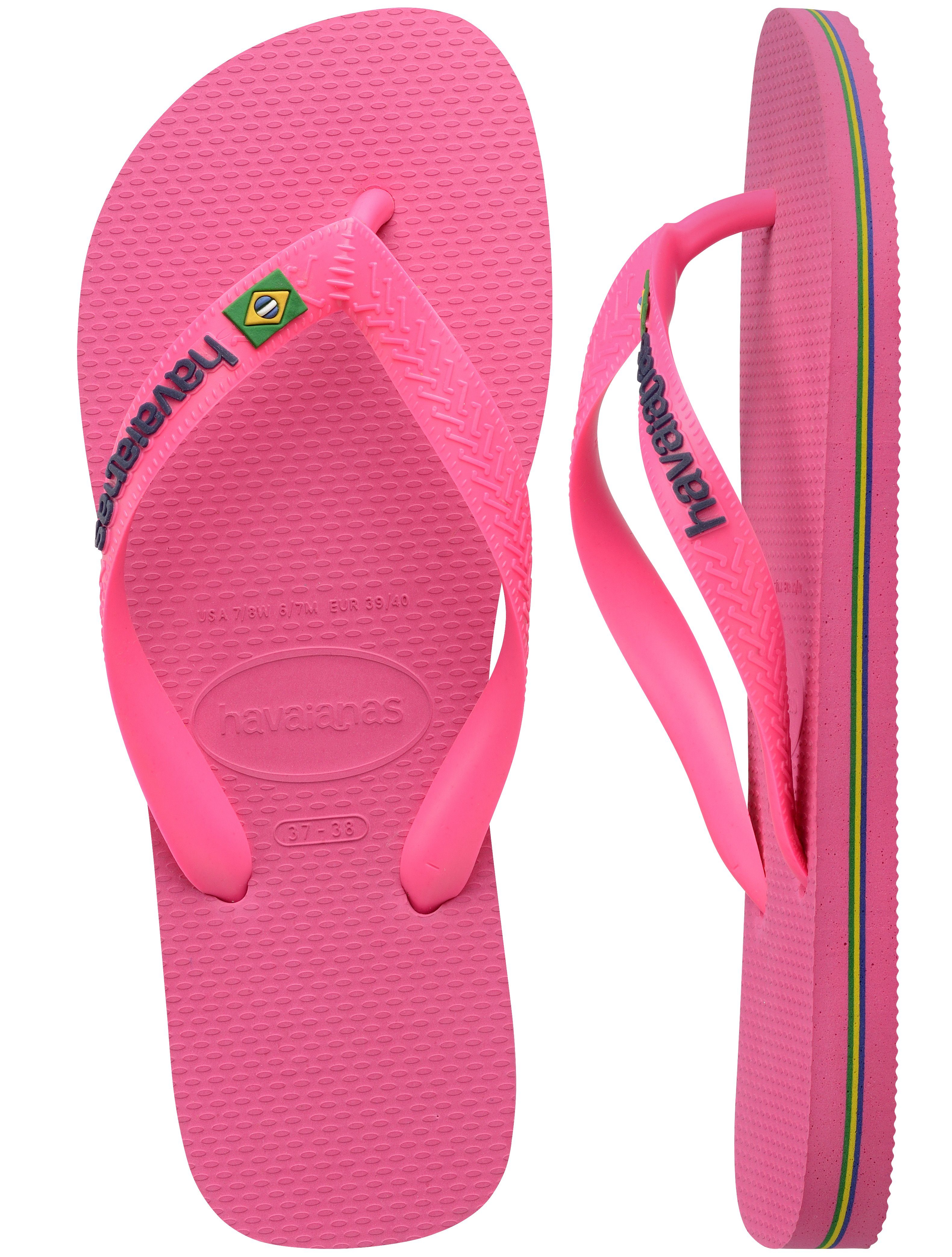Havaianas Teenslippers BRASIL LOGO NEON , zomerschoen, slippers, poolslides met braziliaans detail