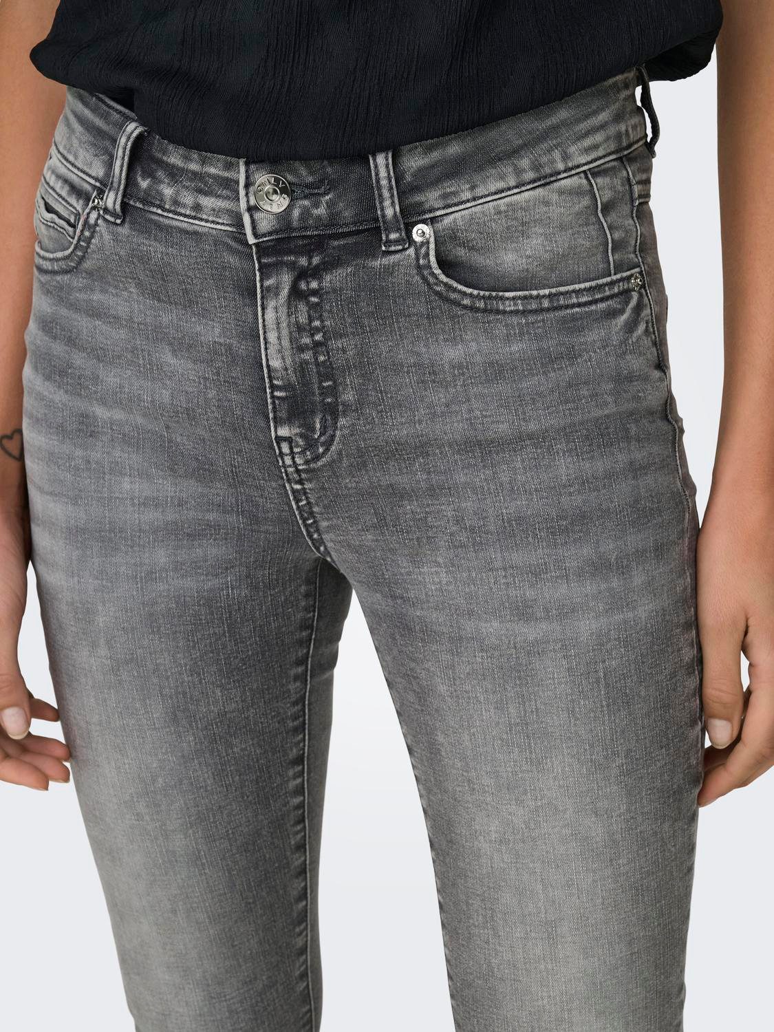 Only Skinny fit jeans ONLWAUW MID WAIST SK LANK COIN PKT DNM X
