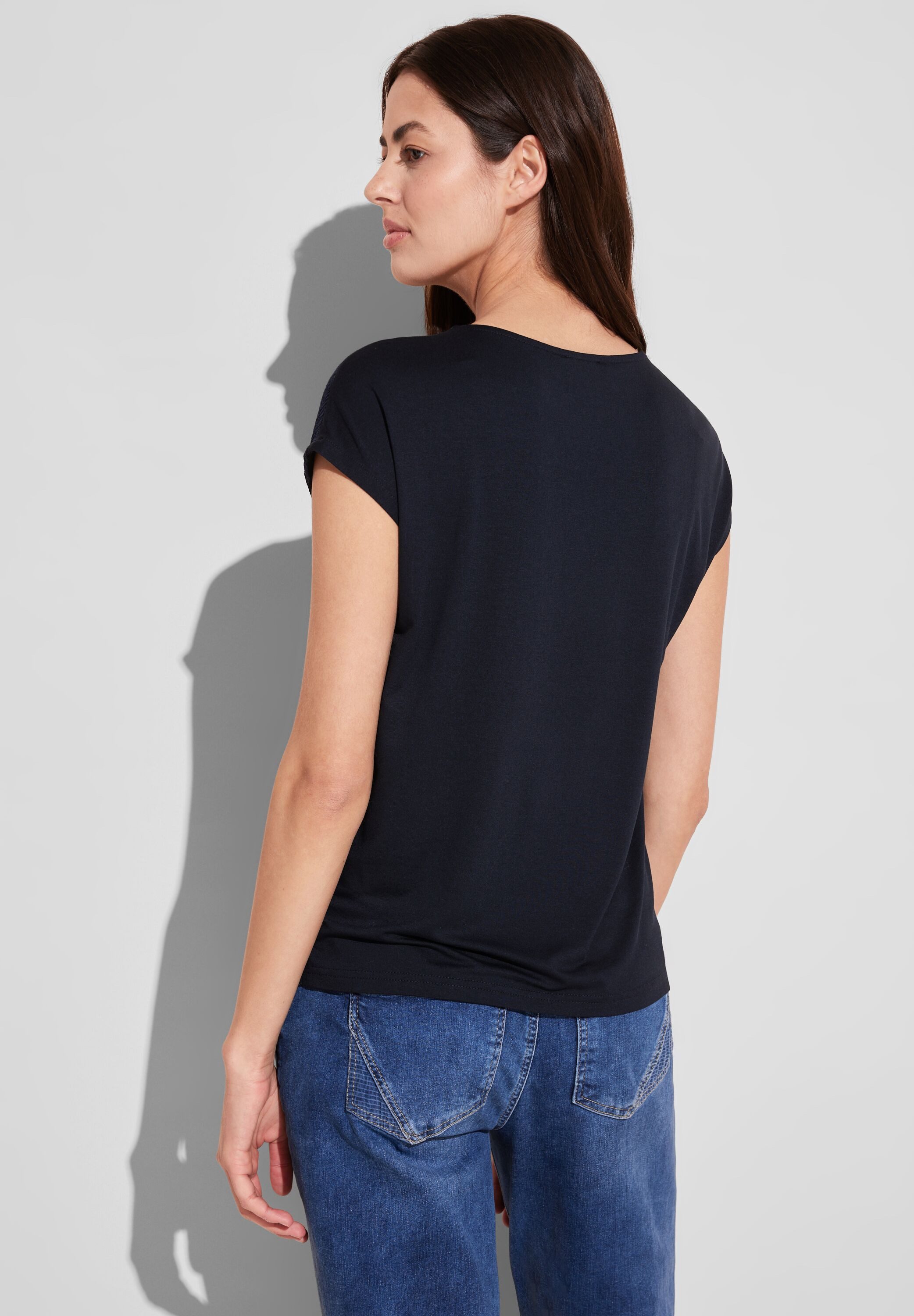 STREET ONE Shirttop met een fijne structuur