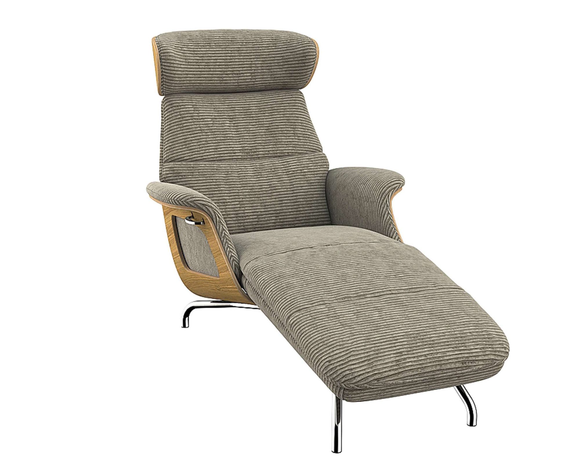 FLEXLUX Loungestoel Clement Chaislongue, Relaxstuhl, Liegesessel,