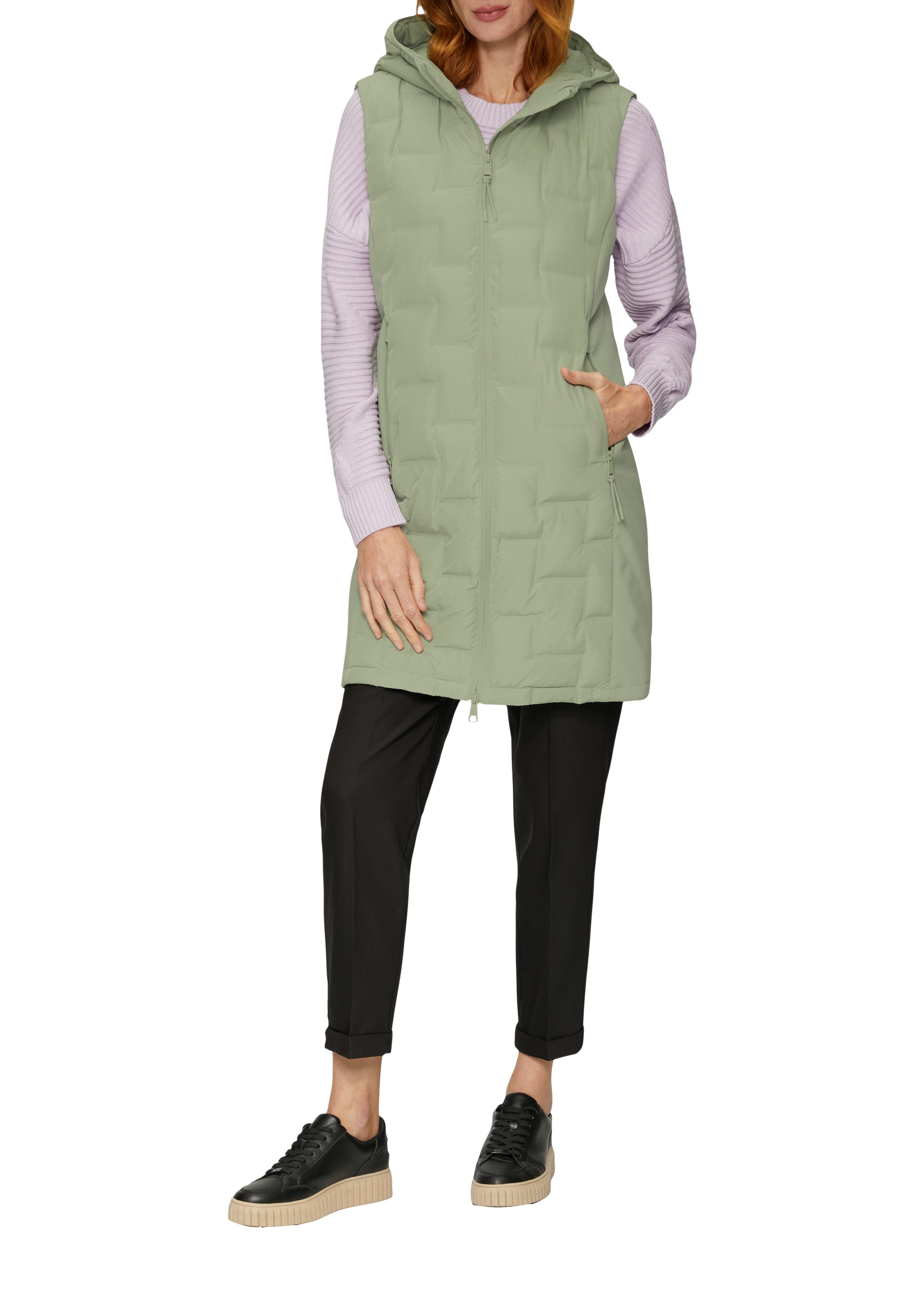 s.Oliver Bodywarmer met een capuchon