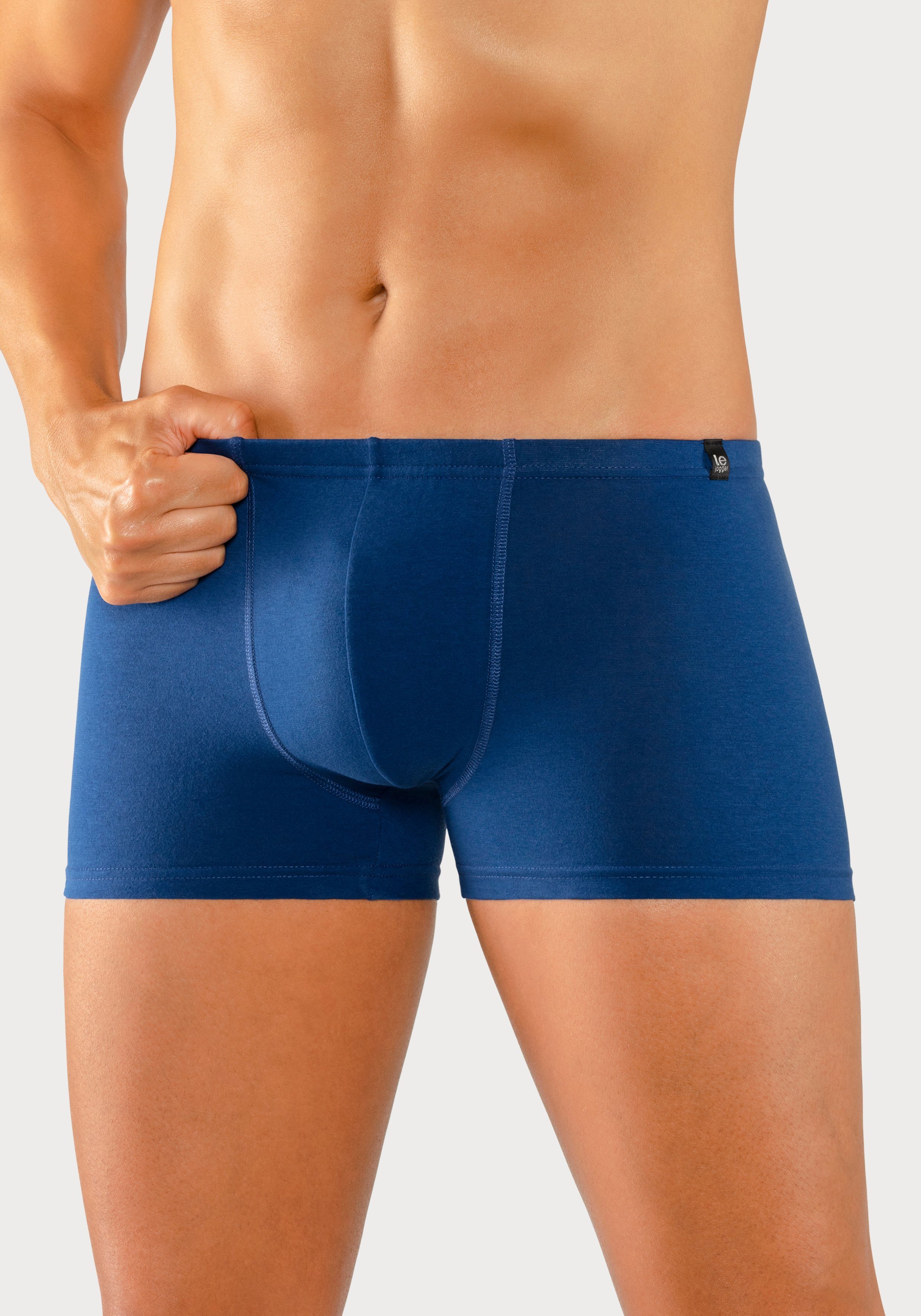 le jogger® Boxershort voor heren smalle taille met merkembleem (set, 3 stuks)