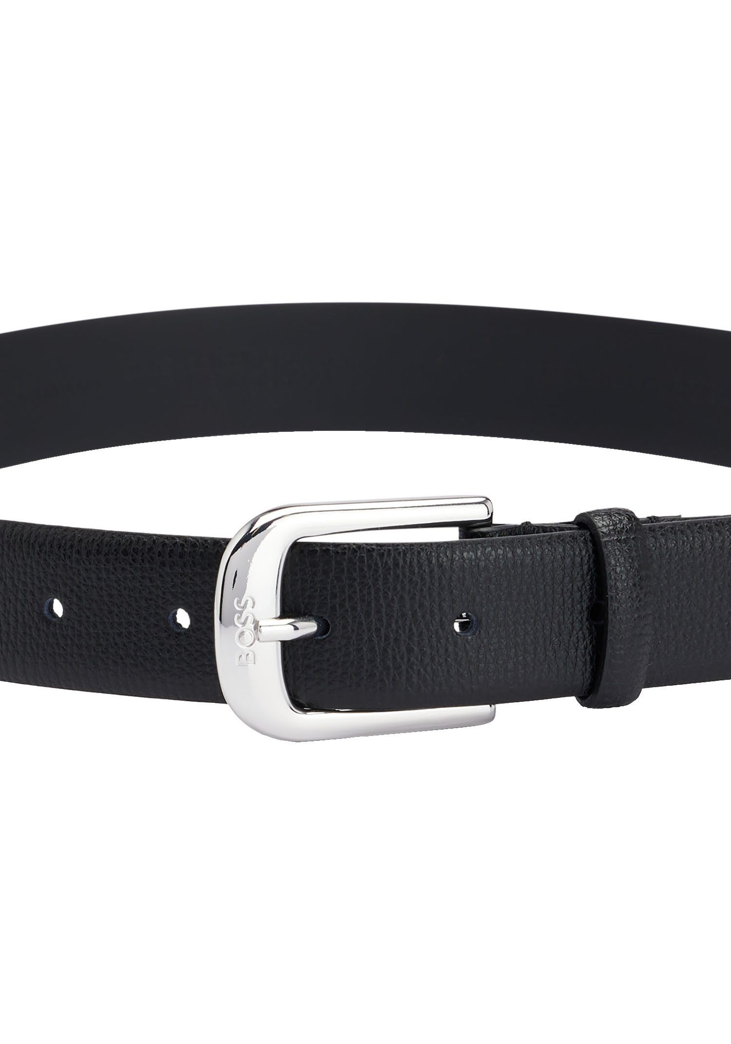 Boss Leren riem ANNA met boss logo-tekst op de sluiting