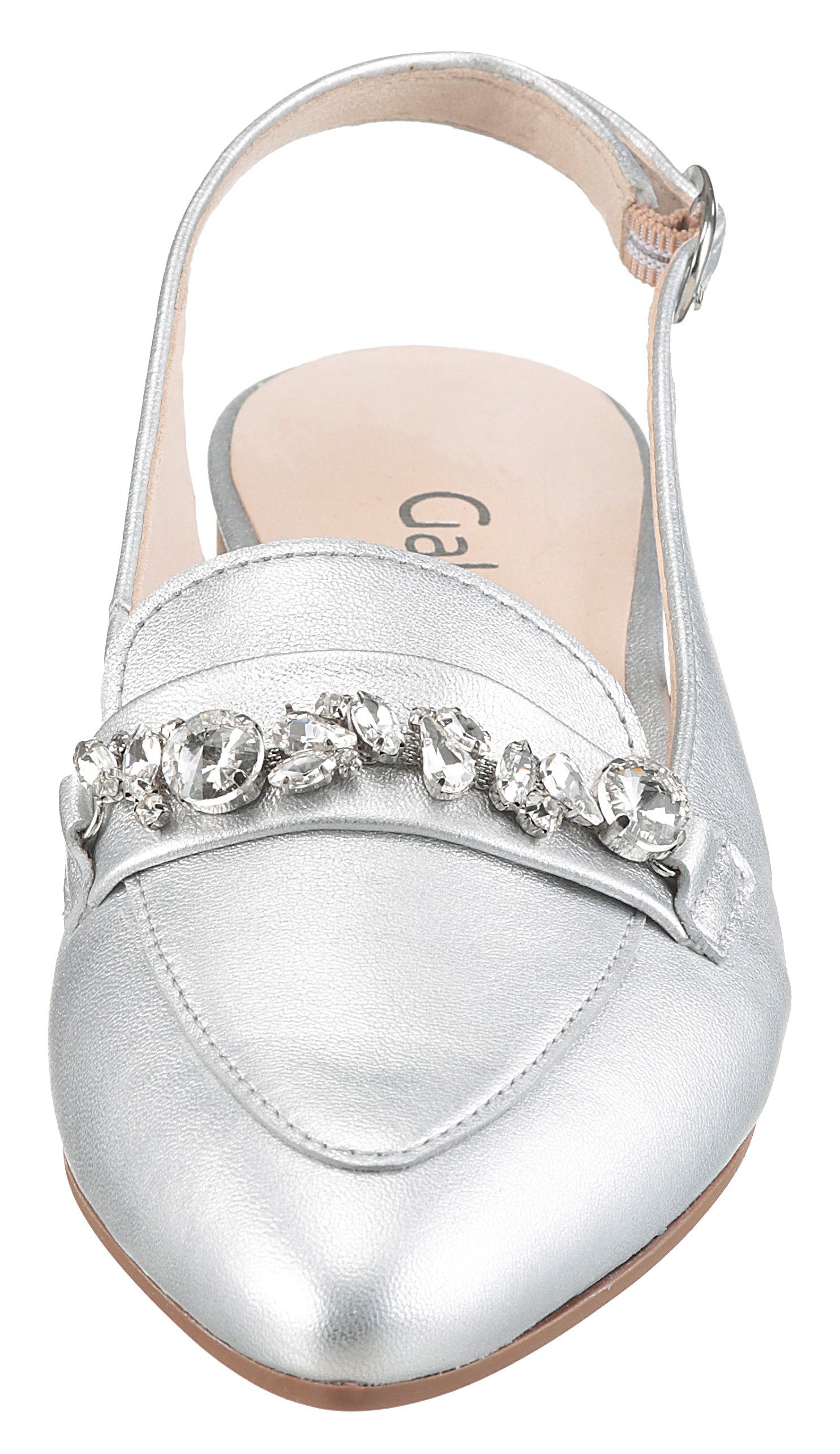 Gabor Slingback pumps , blokhak, avondschoen, feestdag schoen in spitse vorm