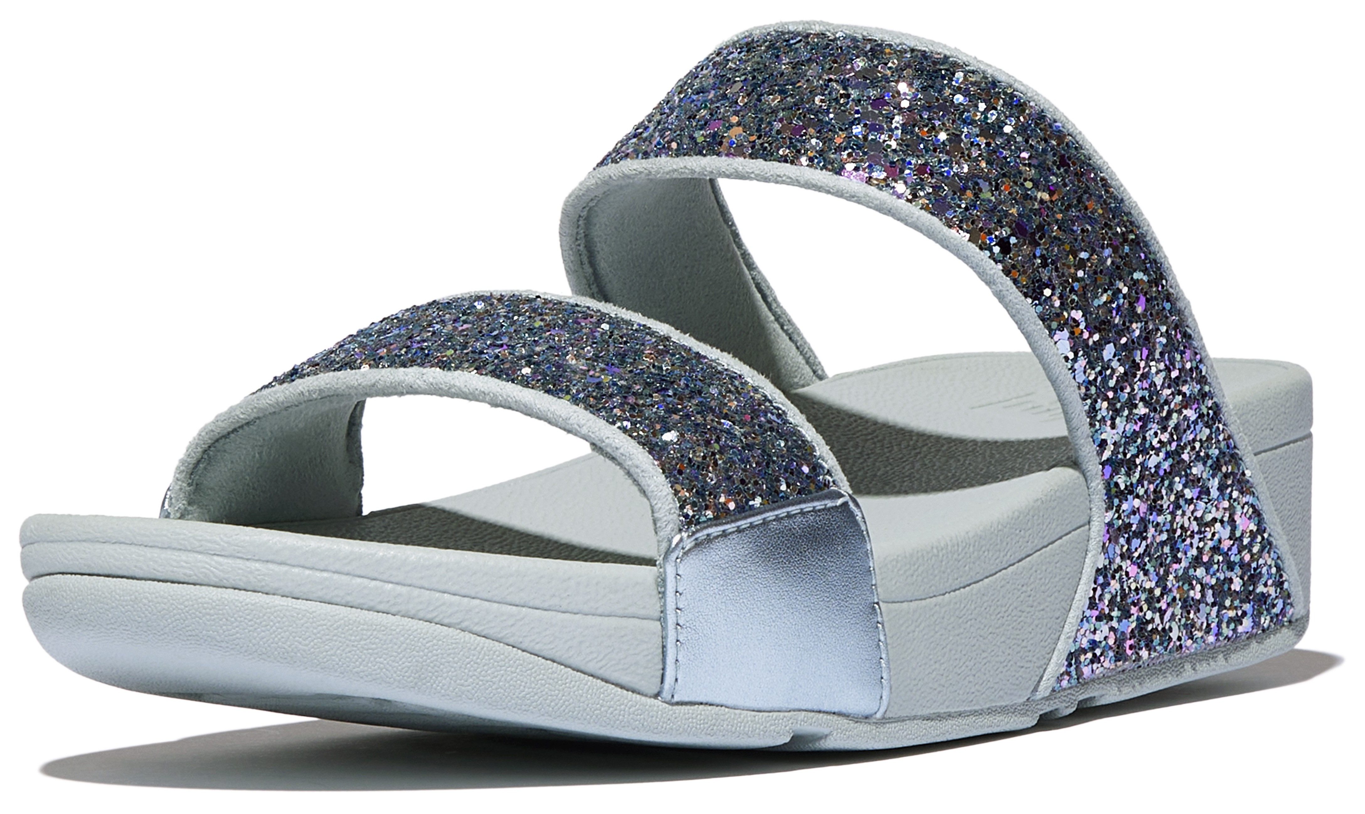Fitflop Slippers LULU , sleehak sandaal, zomerschoen in smalle vorm
