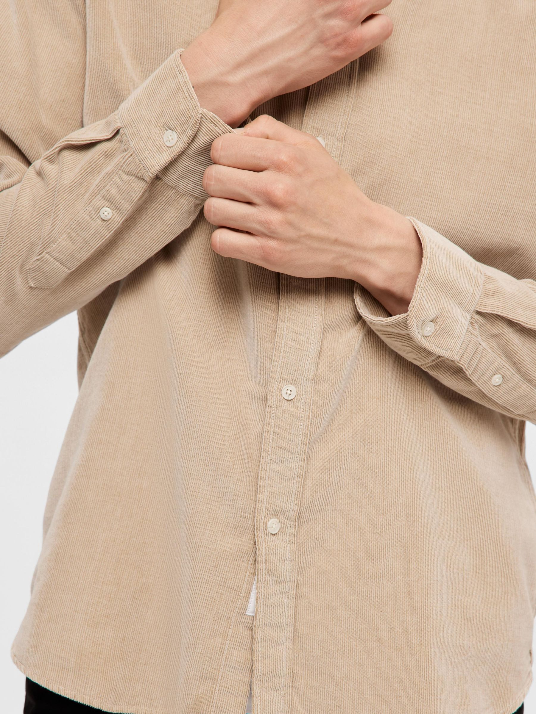 SELECTED HOMME Overhemd met lange mouwen SLHREGOWEN-CORD SHIRT LS NOOS