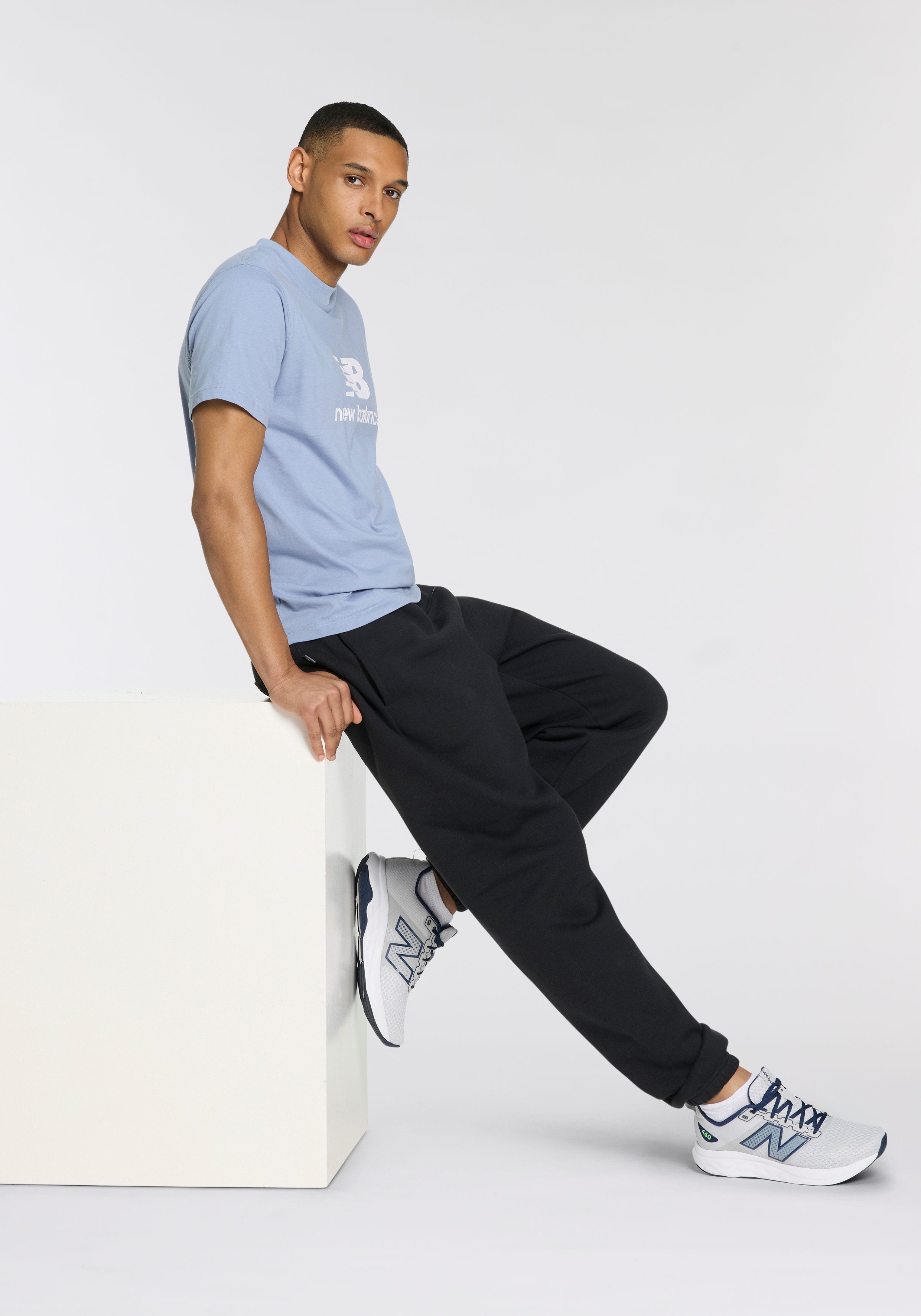 New Balance Runningshirt HEATHERTECH LOGO T-SHIRT