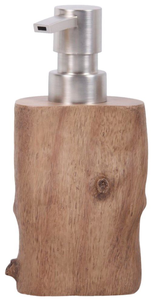 Sanilo Set badkameraccessoires Old Tree bestaand uit zeepdispenser en toiletborstel, gestructureerd (combi-set, 2-delig)