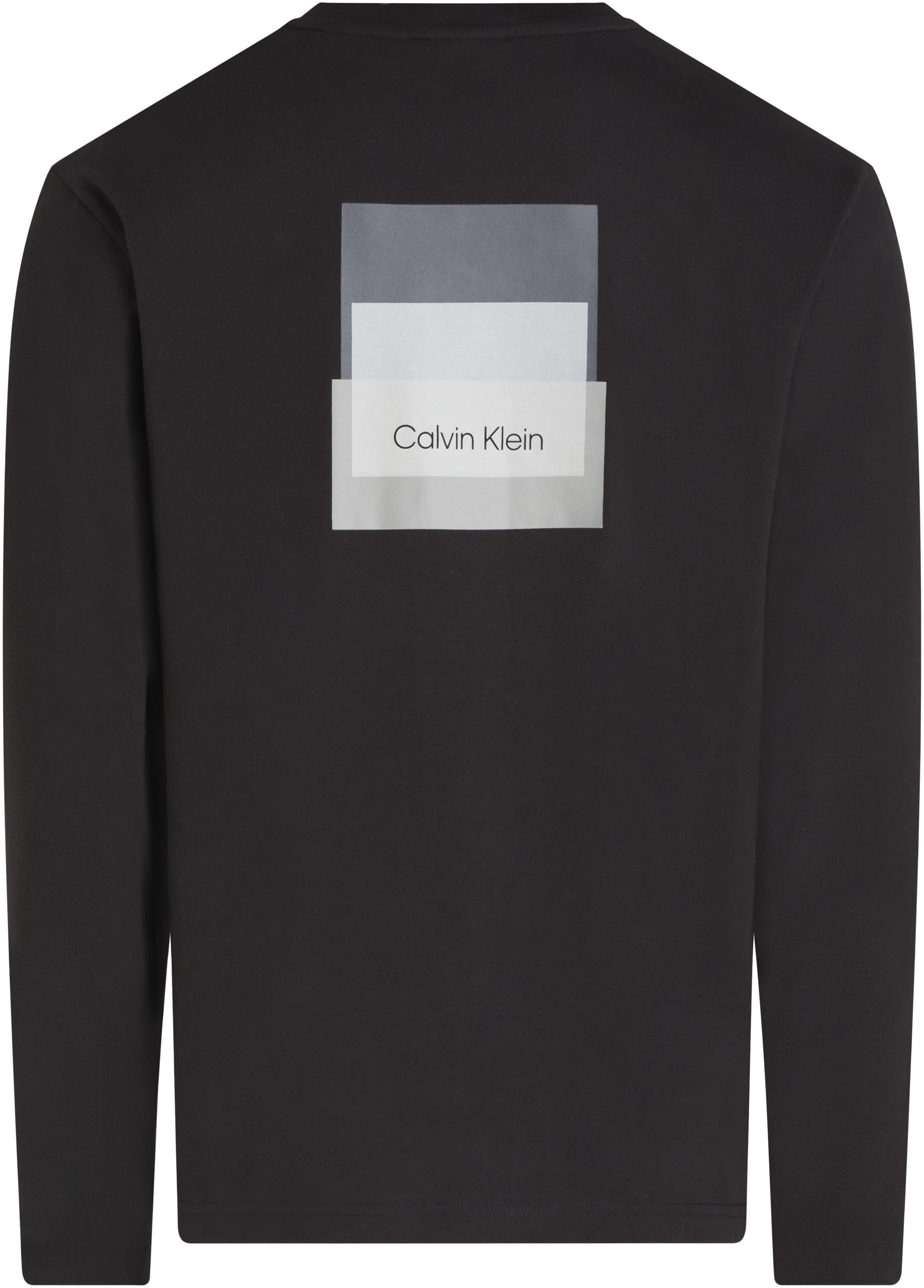 Calvin Klein Shirt met lange mouwen STACKED COLOR BLOCK LS T-SHIRT