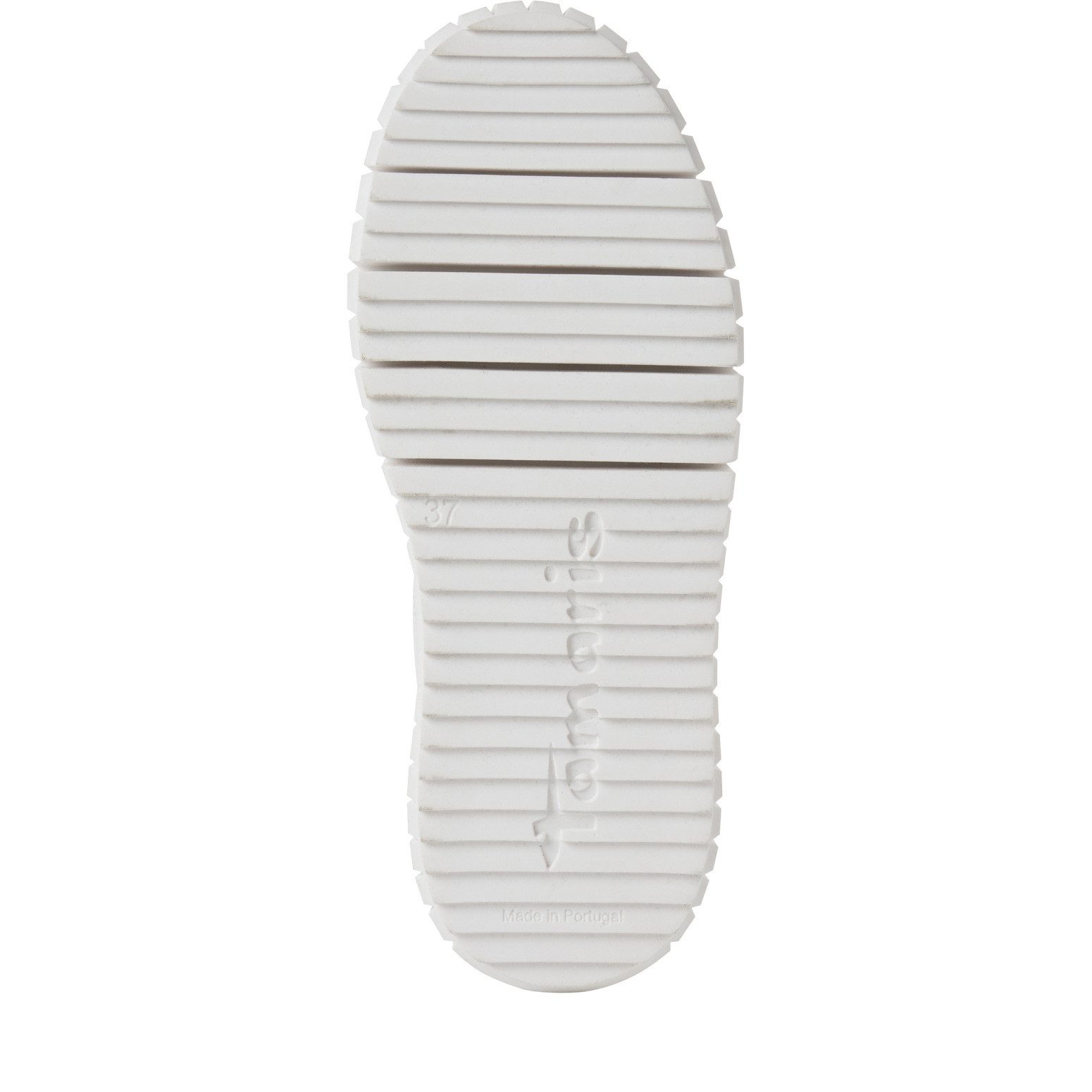 Tamaris Plateausneakers vrijetijdsschoen, lage schoen, veterschoen met contrast bies