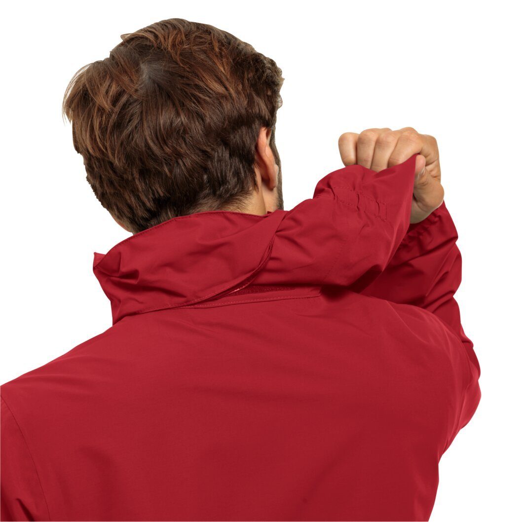 Jack Wolfskin Functioneel jack STORMY POINT 2L JKT M Waterafstotend & winddicht & ademend