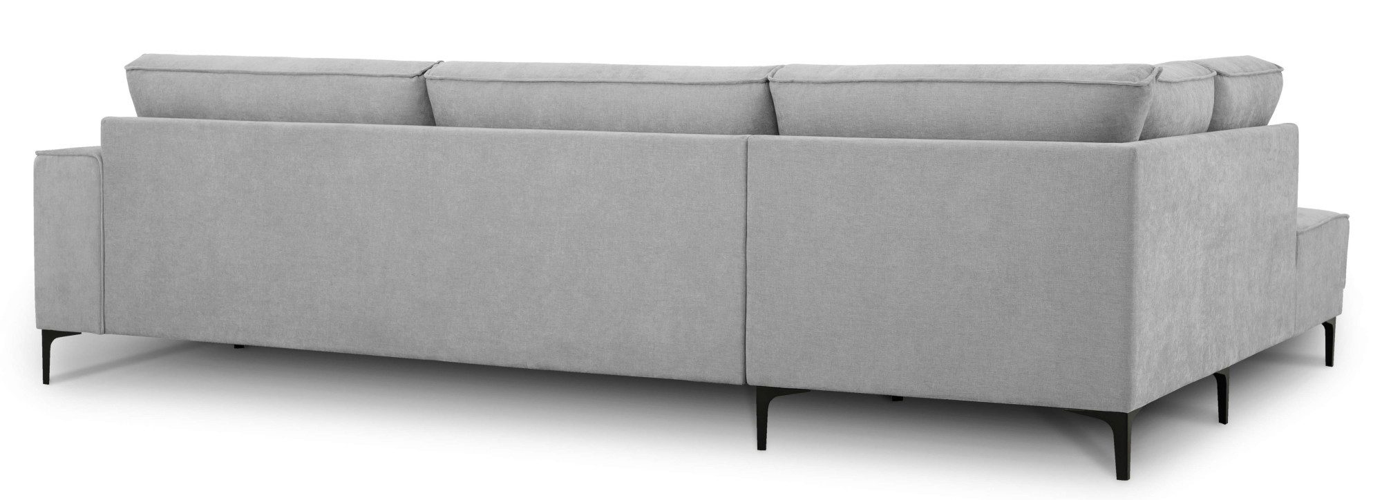 Places of Style Hoekbank Oland, structuur, platweefsel, luxe microvezel, bouclé