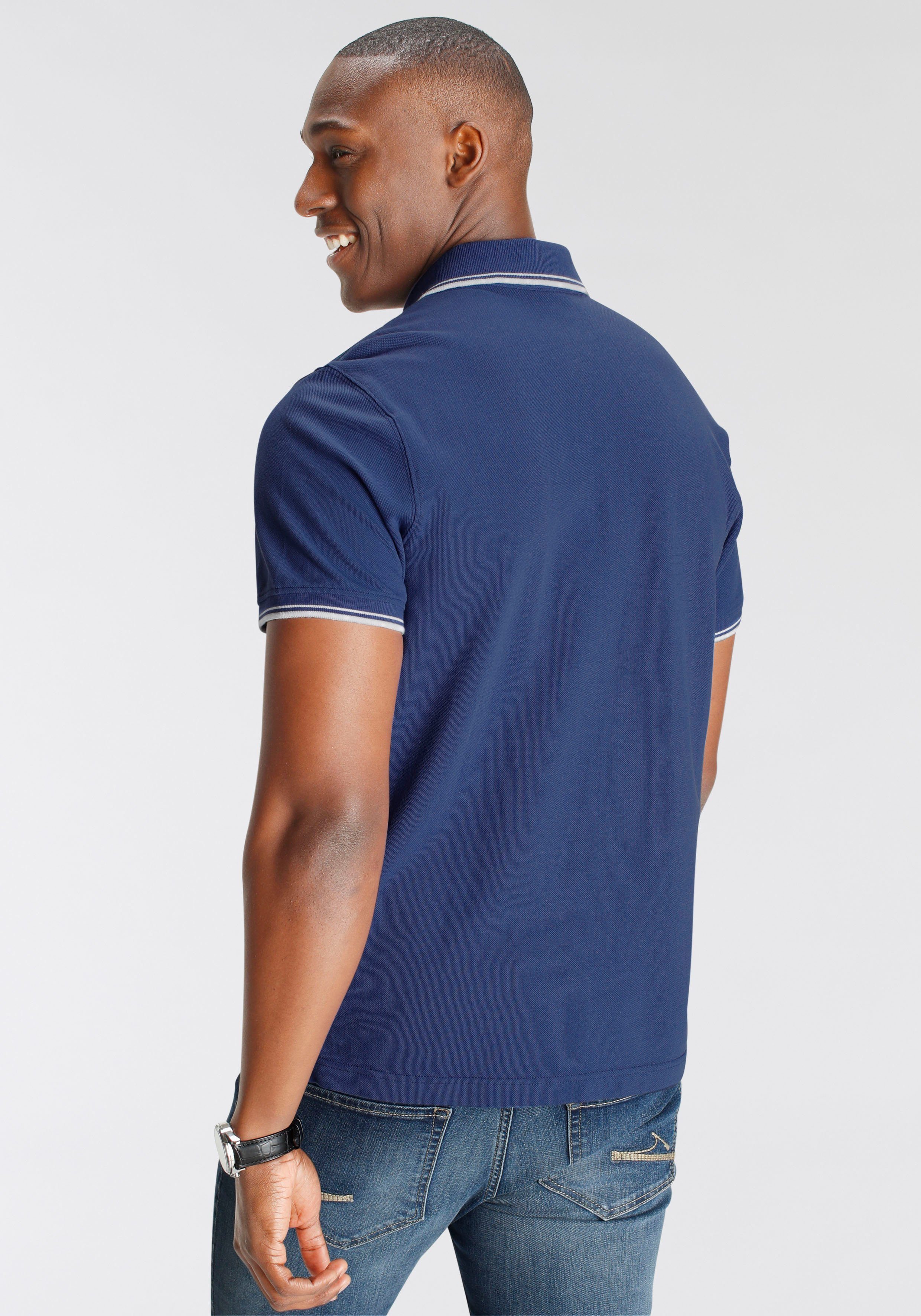 DELMAO Poloshirt Korte mouwen, losse pasvorm, polokraag, voor tennis of golf