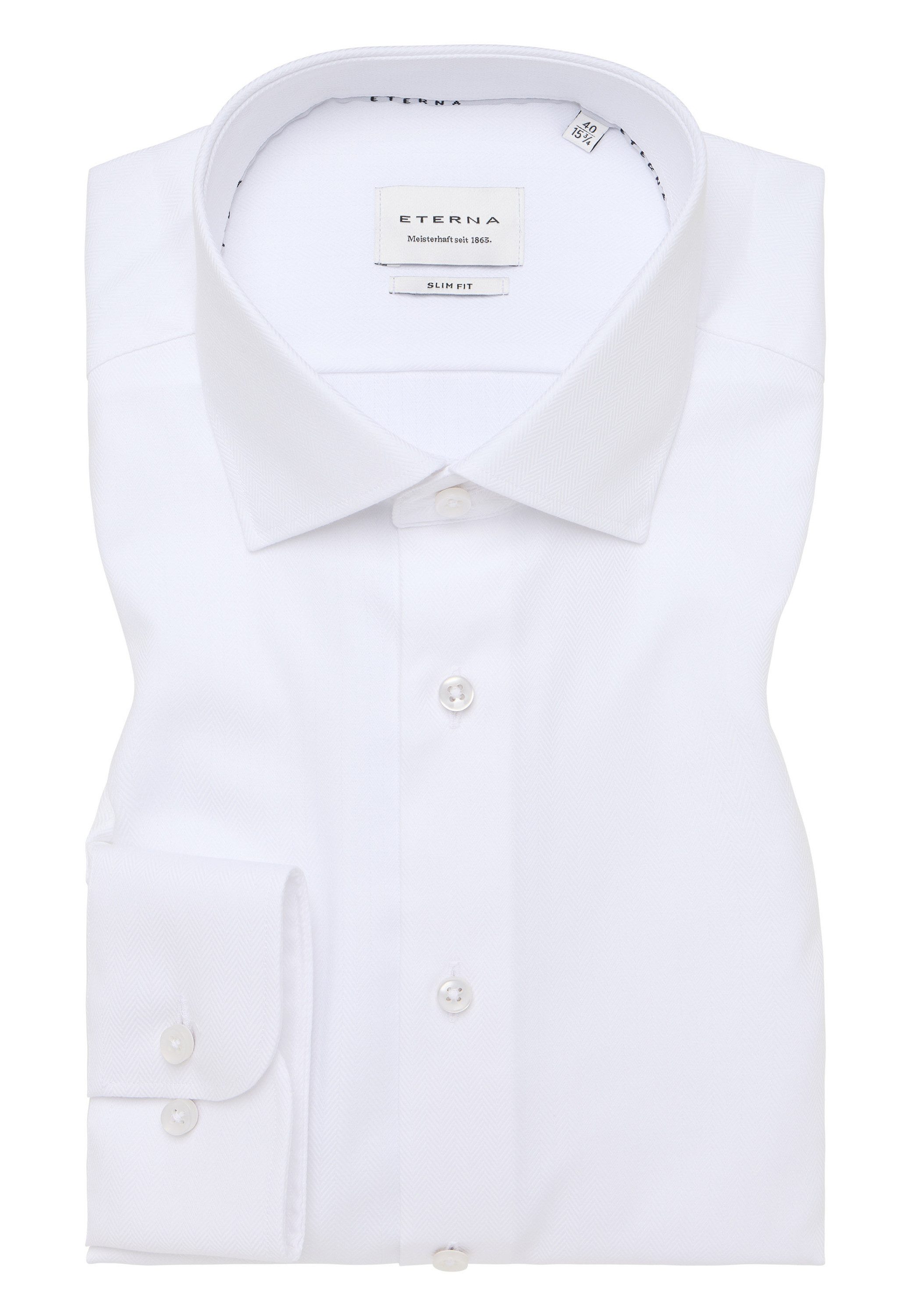 Eterna Overhemd met lange mouwen Slim fit