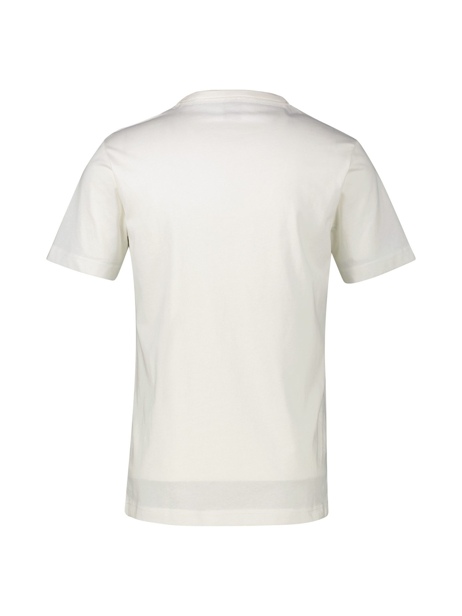 Lerros T-shirt LERROS Effen T-shirt met borstprint