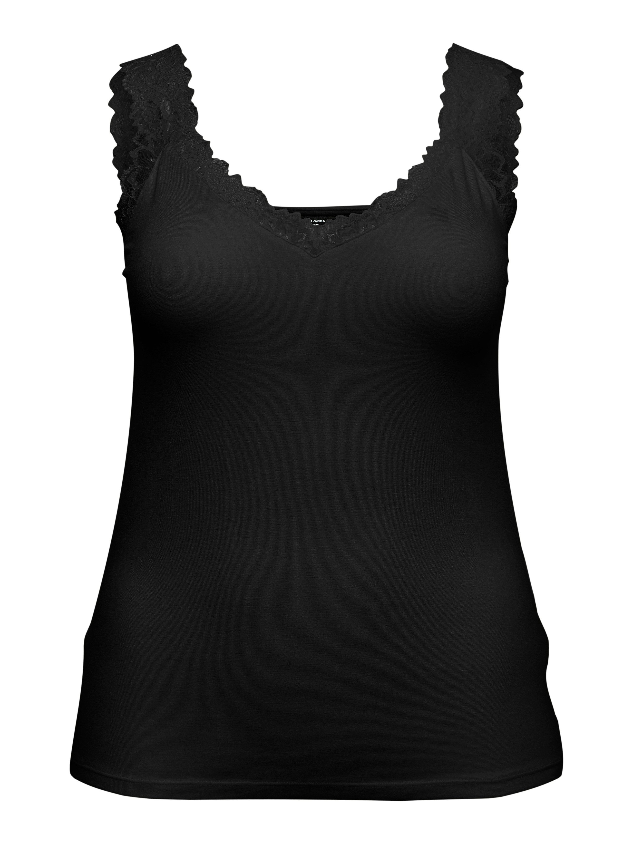 Vero Moda Curve Kanten top VMCROSA SL TOP JRS NOOS CUR