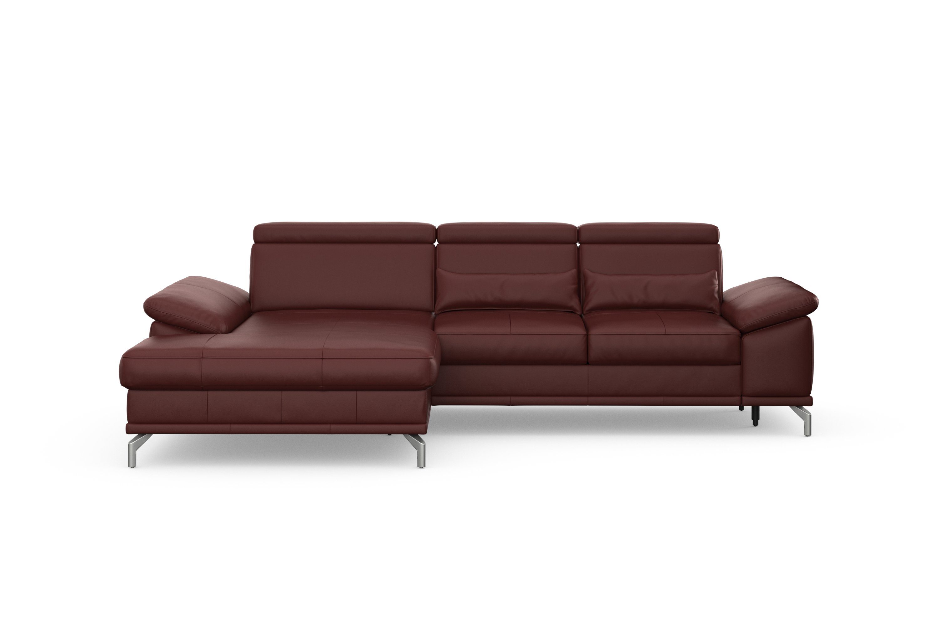 sit&more Hoekbank Cabrio L-vorm, met zitdiepteverstelling, arm- en hoofdsteunverstelling