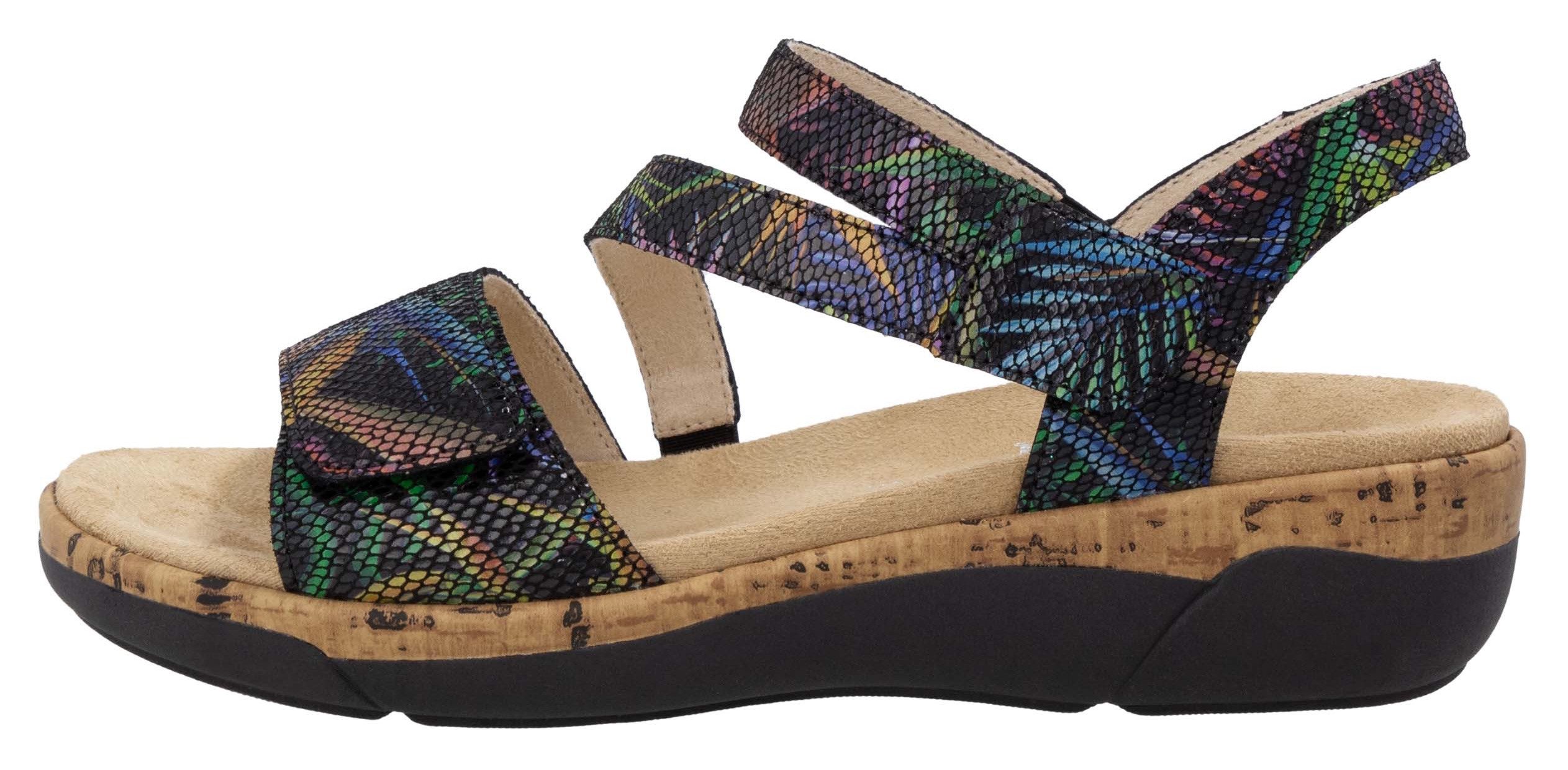 Remonte Sleehaksandaaltjes , zomer schoen, klittenbandschoen, riemchensandaal met zachte binnenzool