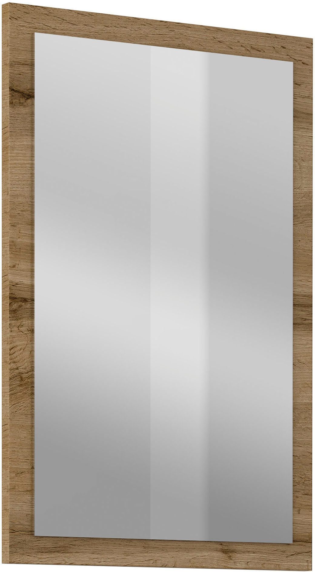 INOSIGN Garderobespiegel Cross,Breedte 40-60 cm moderne halspiegel verticaal of horizontaal hangend