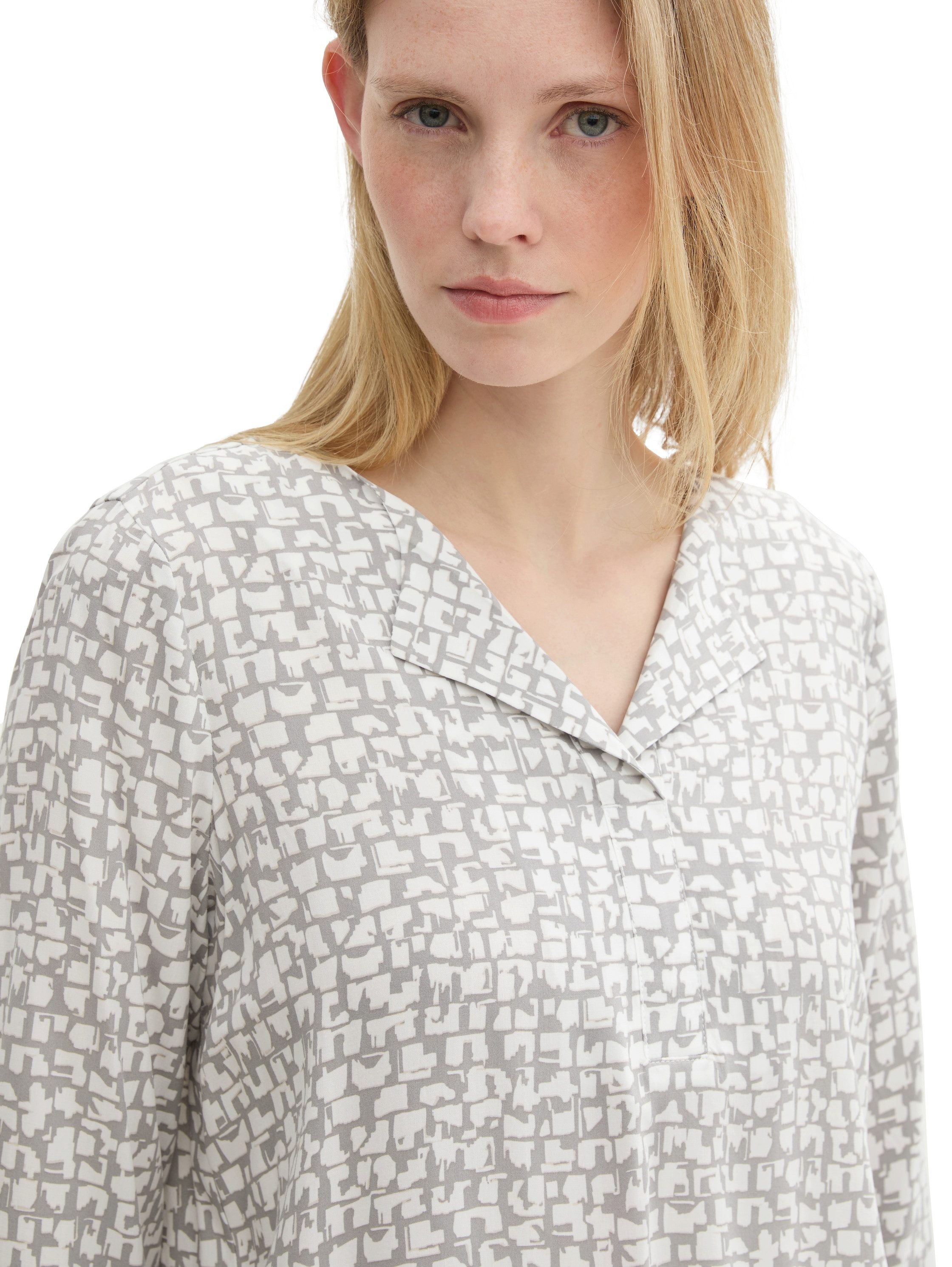 Tom Tailor Blouse met lange mouwen met lenzing(tm) ecovero(tm)