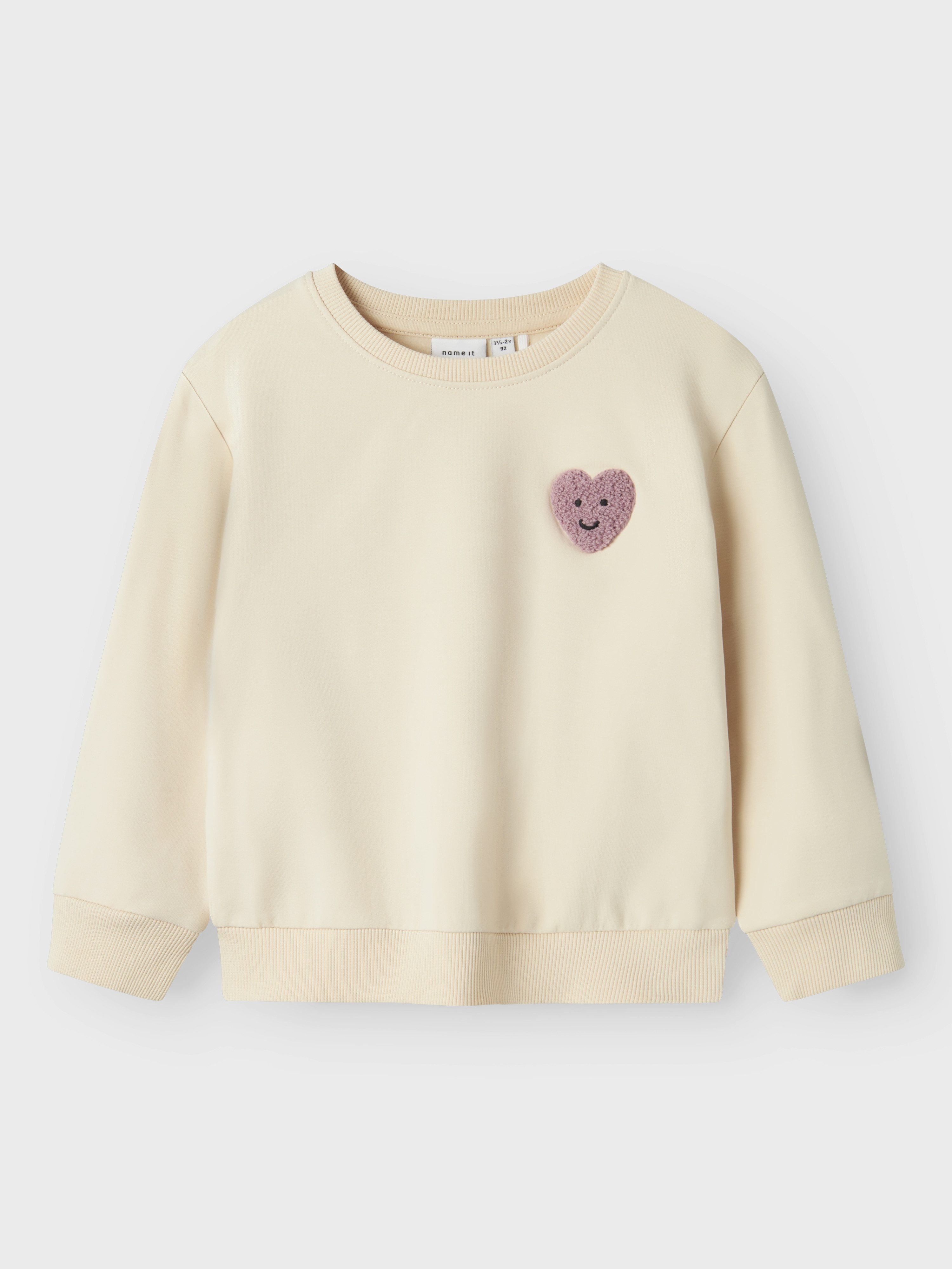 Name It Sweatshirt NMFSMILE LS NREG SWEAT BOX BRU