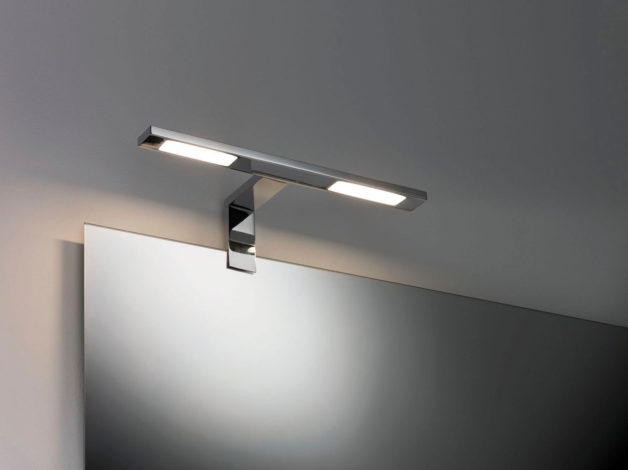 Paulmann Spiegellamp LED Galeria Spiegel- en Opberglicht Double Hook 2x3,2W Chroom (1 stuk)