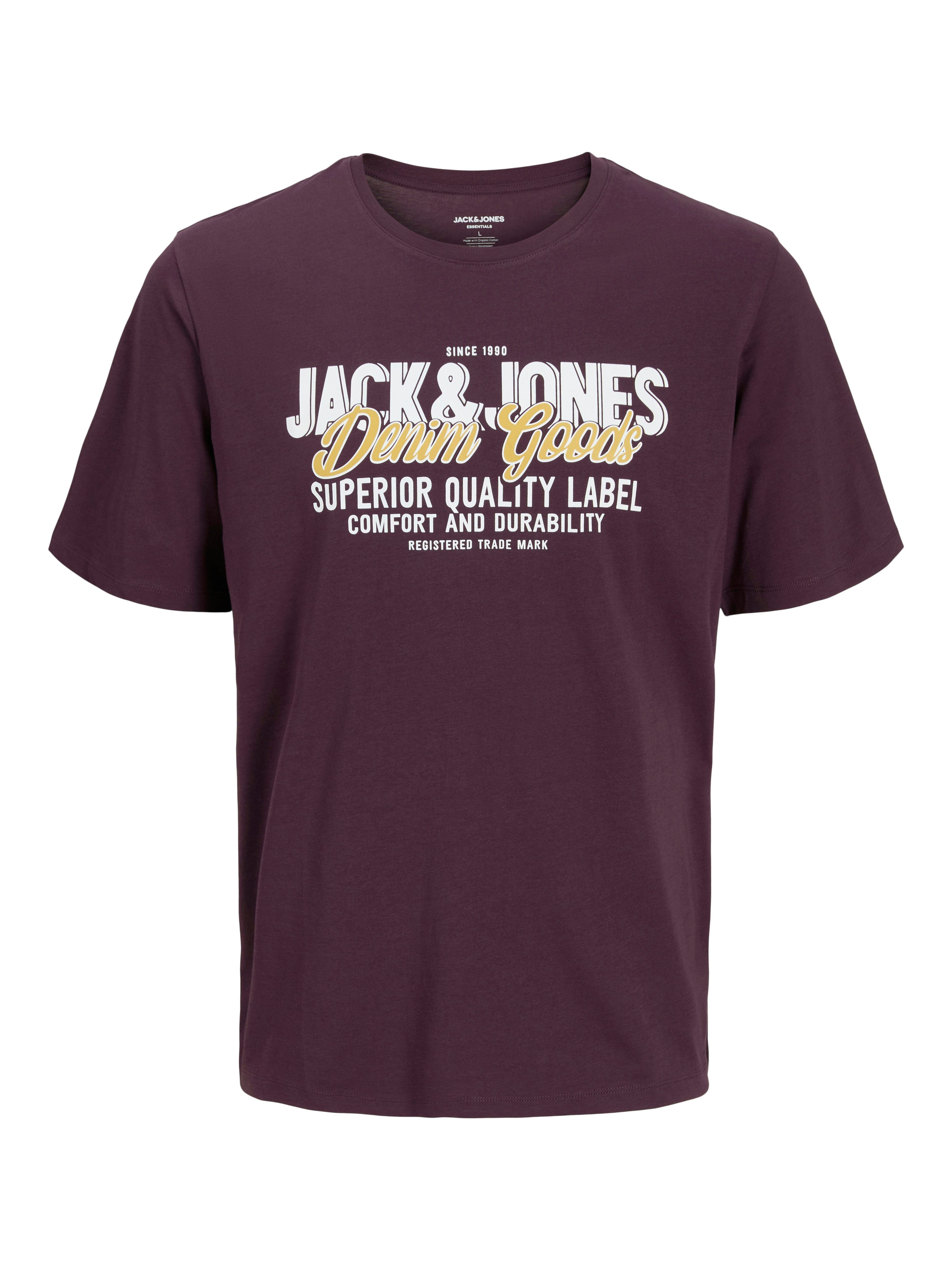 Jack & Jones PlusSize T-shirt JJELOGO TEE SS ONECK 2 COL AW25 NOOS PLS