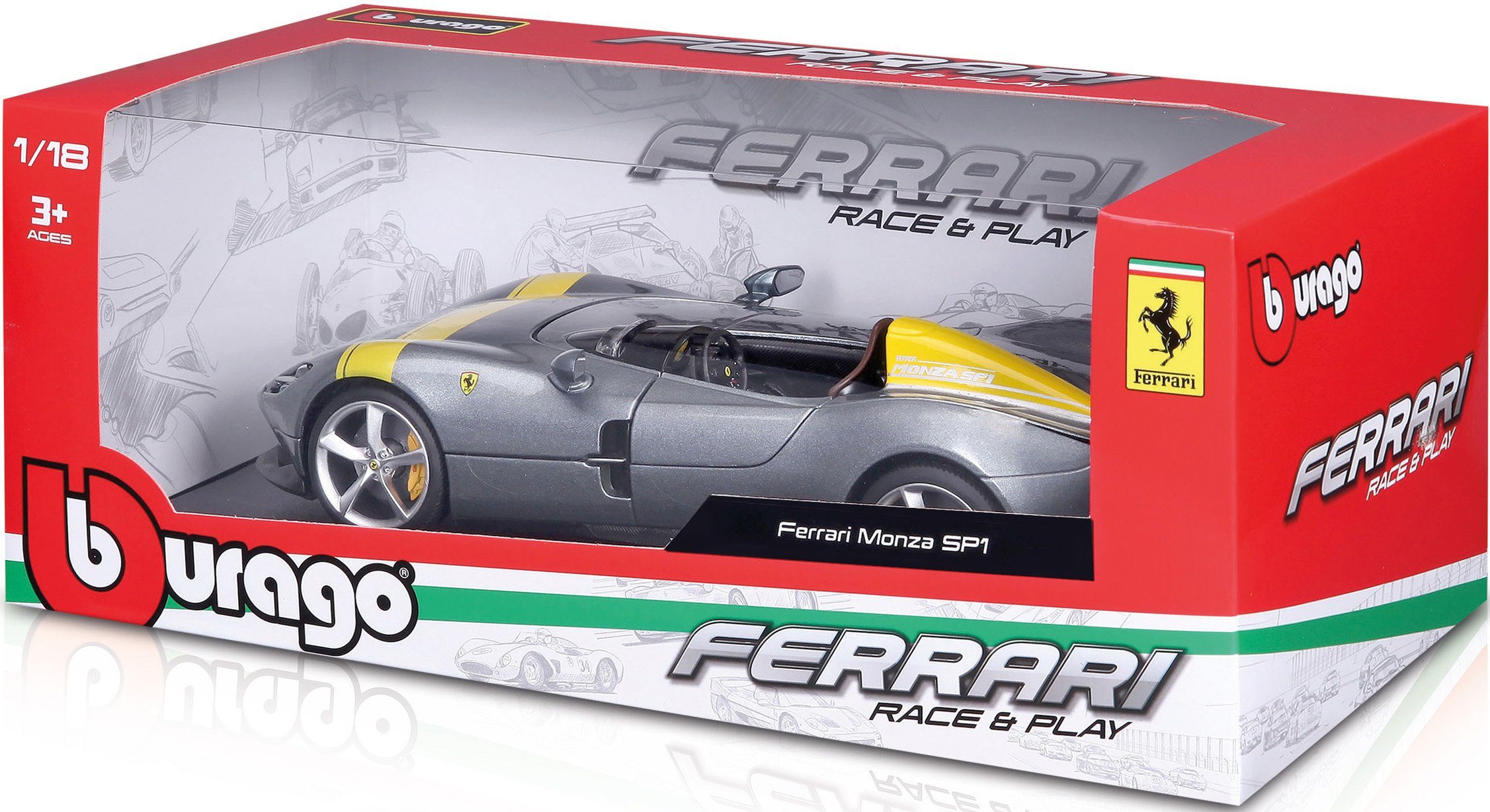 Bburago Auto op schaal Ferrari Monza SP1