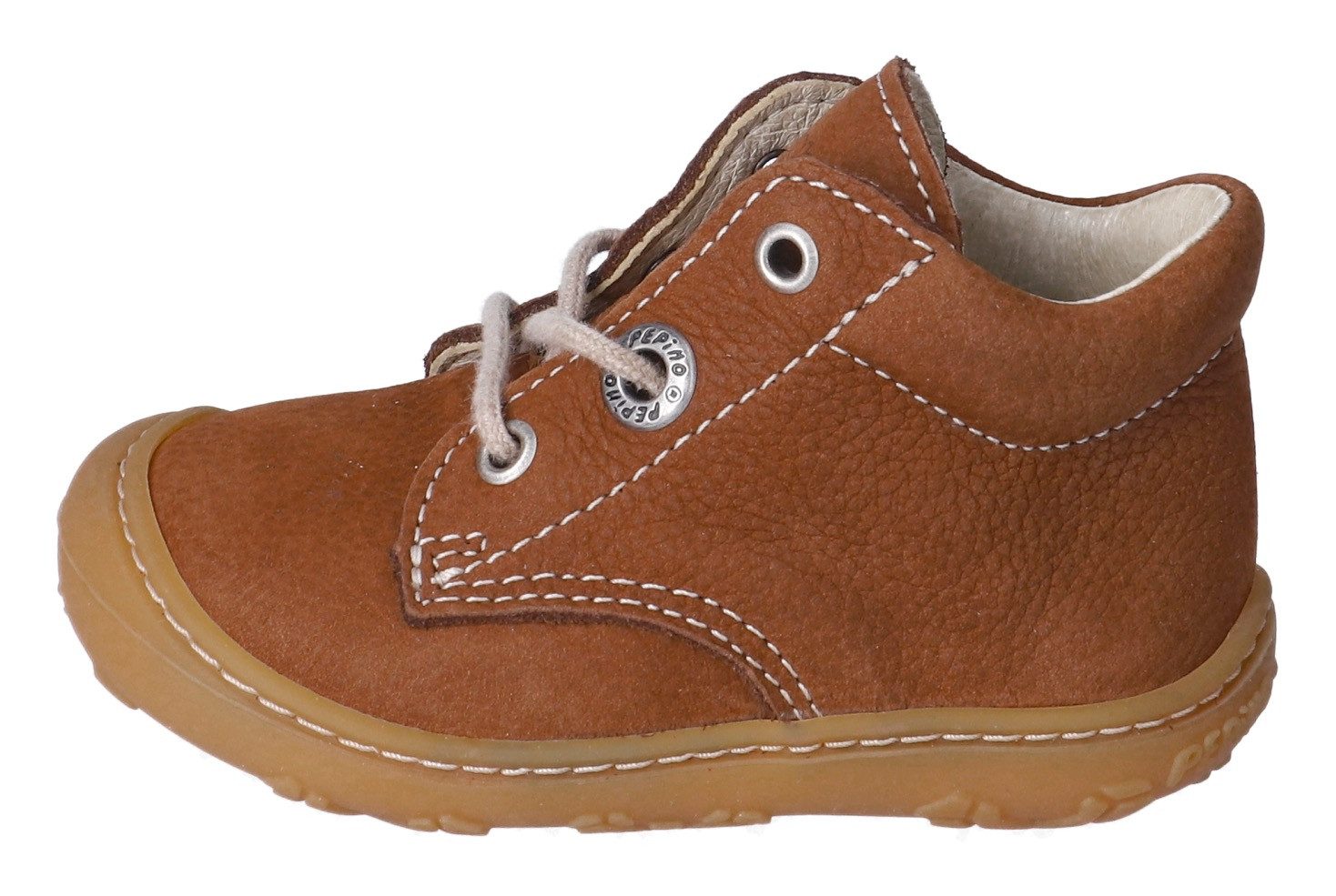 PEPINO by RICOSTA Babyschoentjes Cory 50 WMS: Midden Veterschoen met WMS-systeem, leer, maat sjabloon om te downloaden
