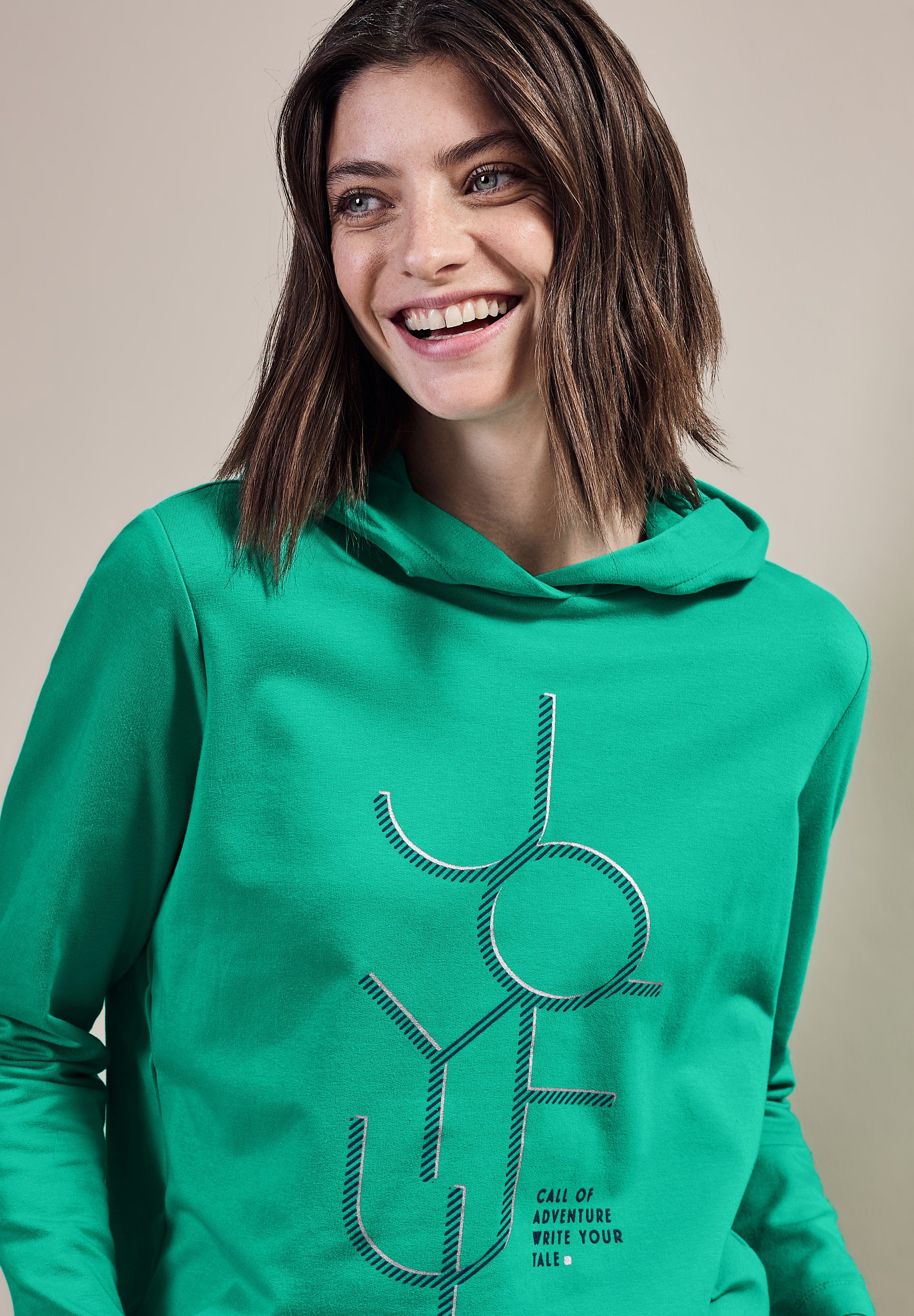 Cecil Shirt met lange mouwen met frontprint
