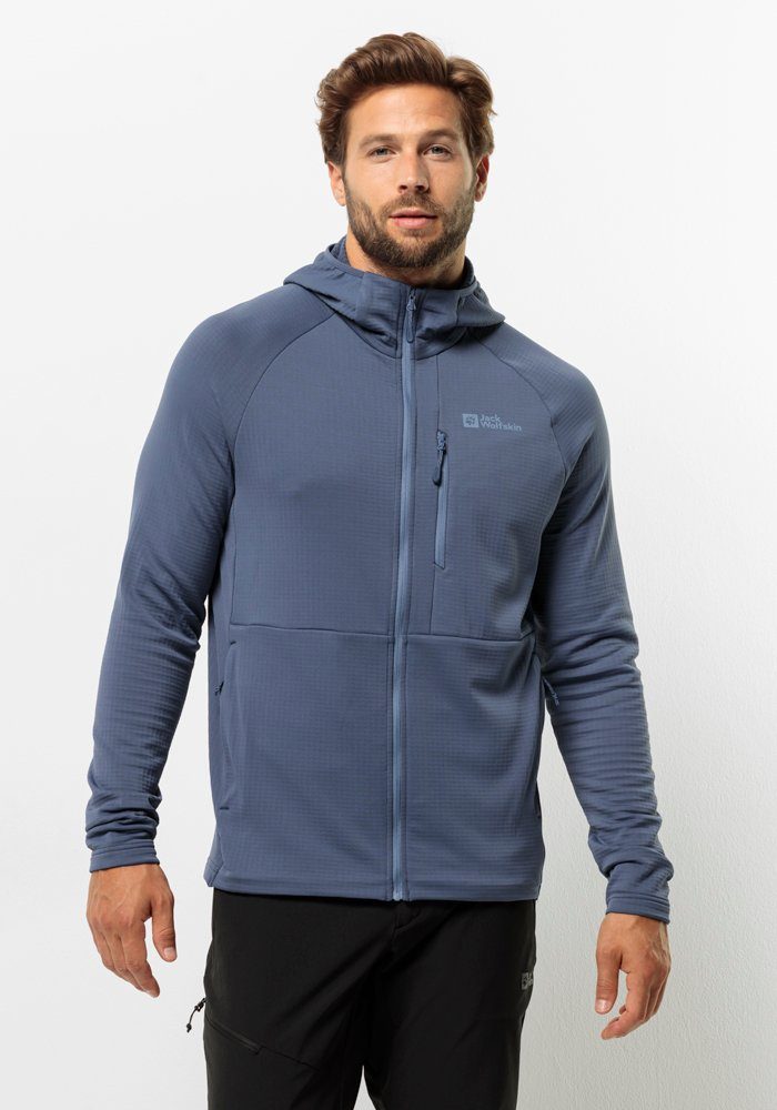 Jack Wolfskin Kolbenberg Hooded FZ Men Fleece jack Heren XXXL evening sky Evening Sky