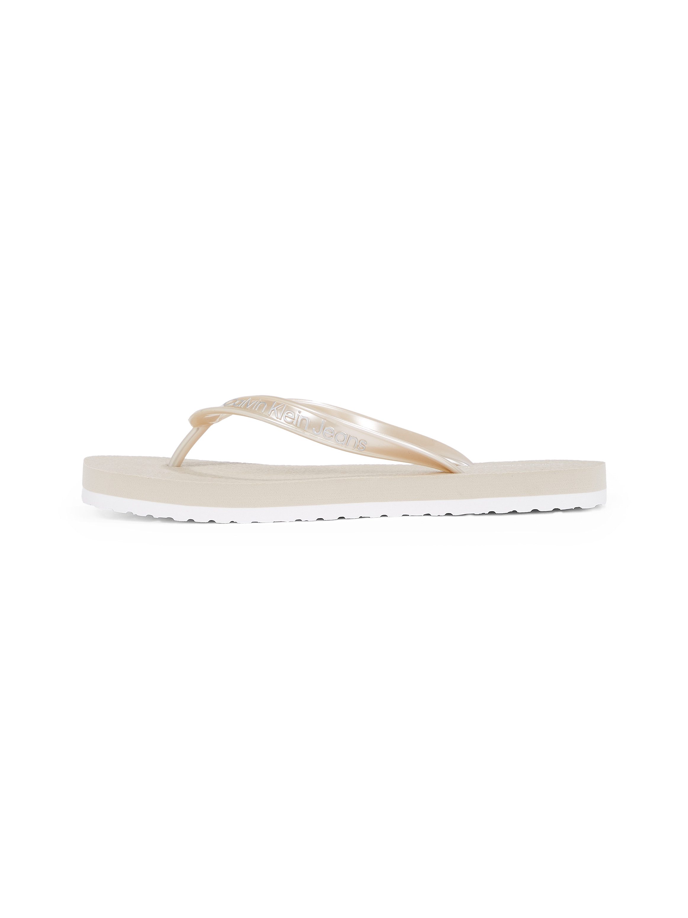 Calvin Klein Teenslippers THONG+ TPU METALLIC