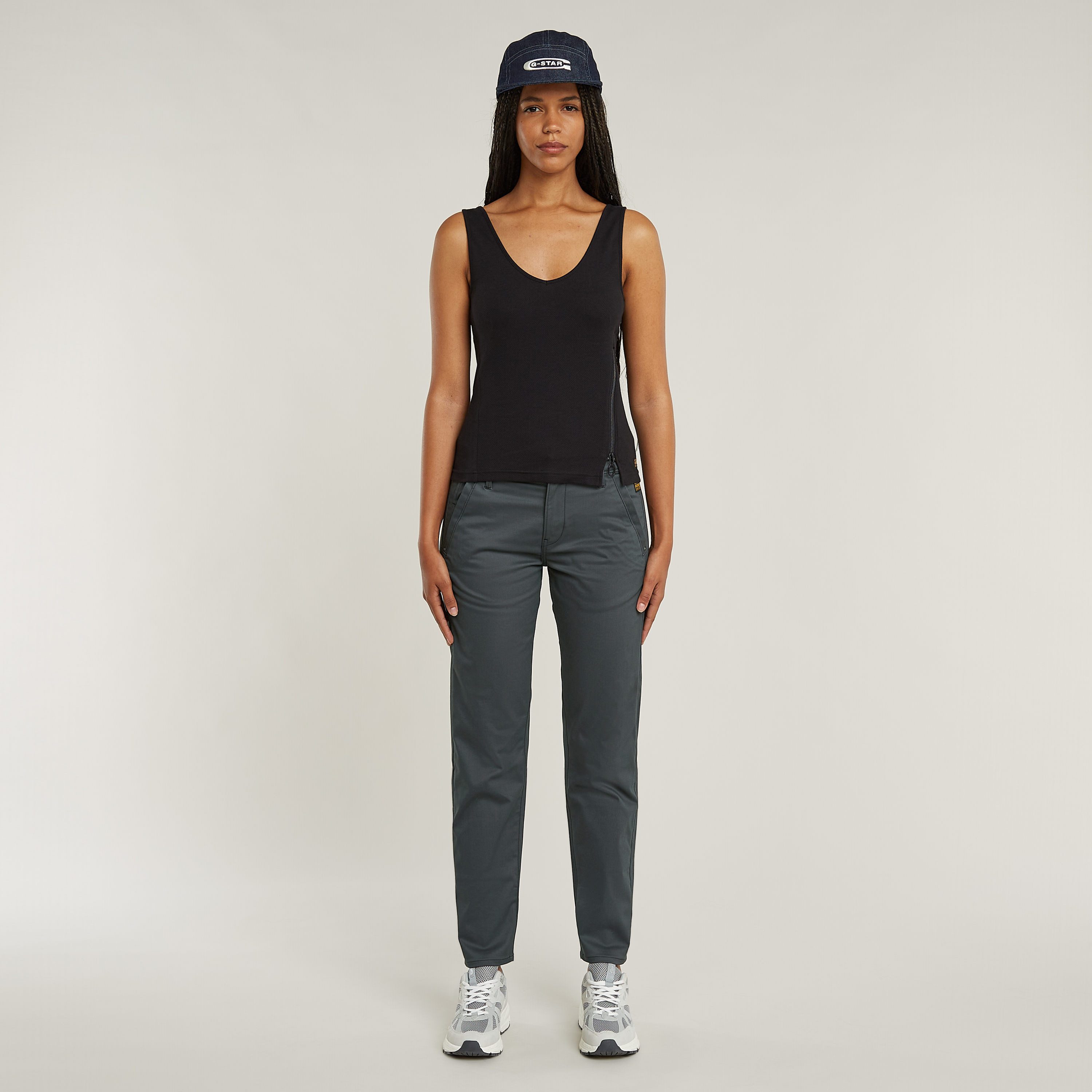 G-Star RAW Top Asymmetrical Zip met een ritssluiting