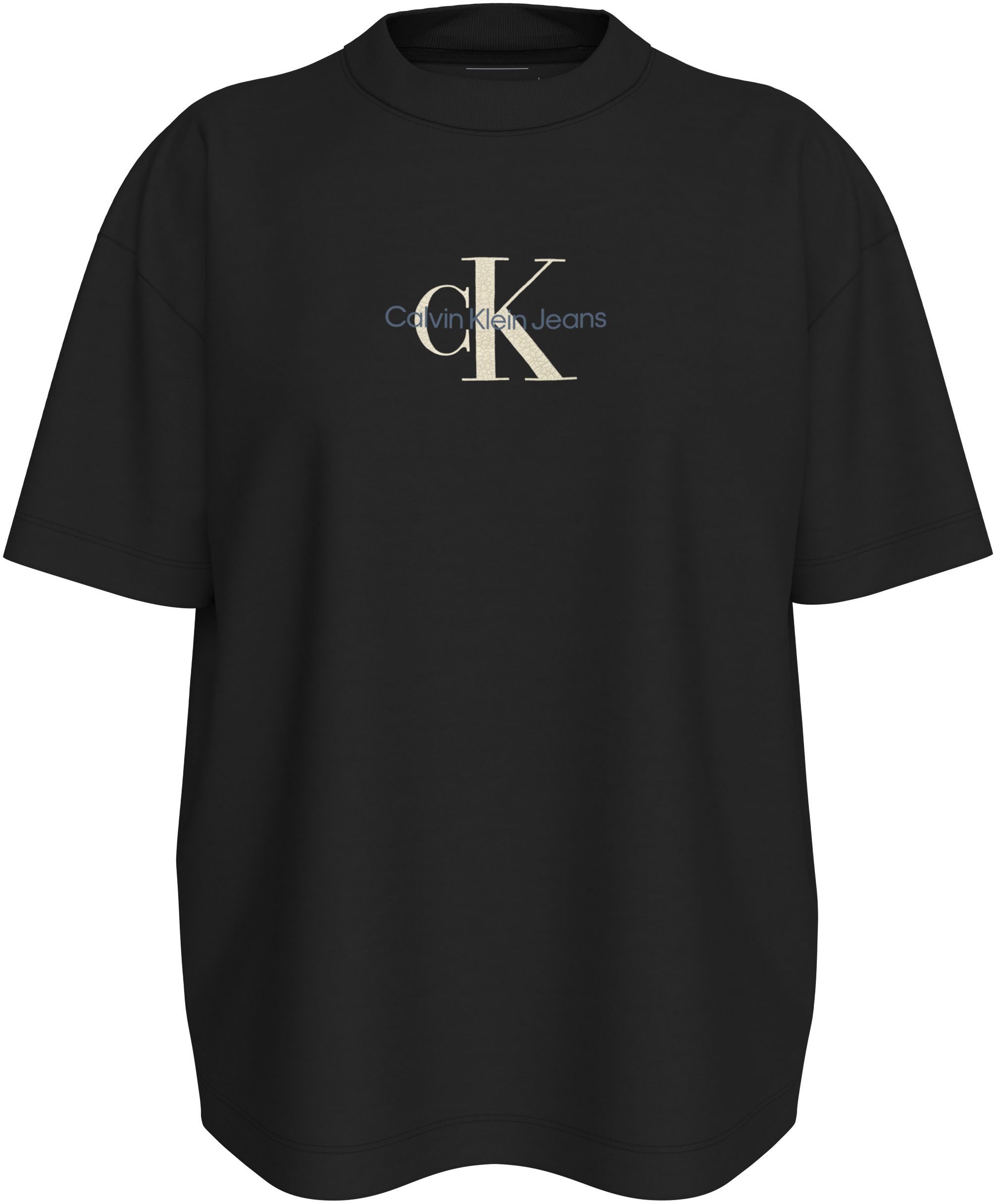 Calvin Klein T-shirt TEXTURED MONOLOGO BOYFRIEND TEE