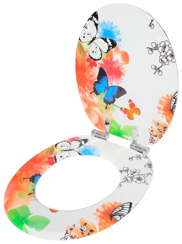 Sanilo Toiletzitting Butterfly met soft-closemechanisme