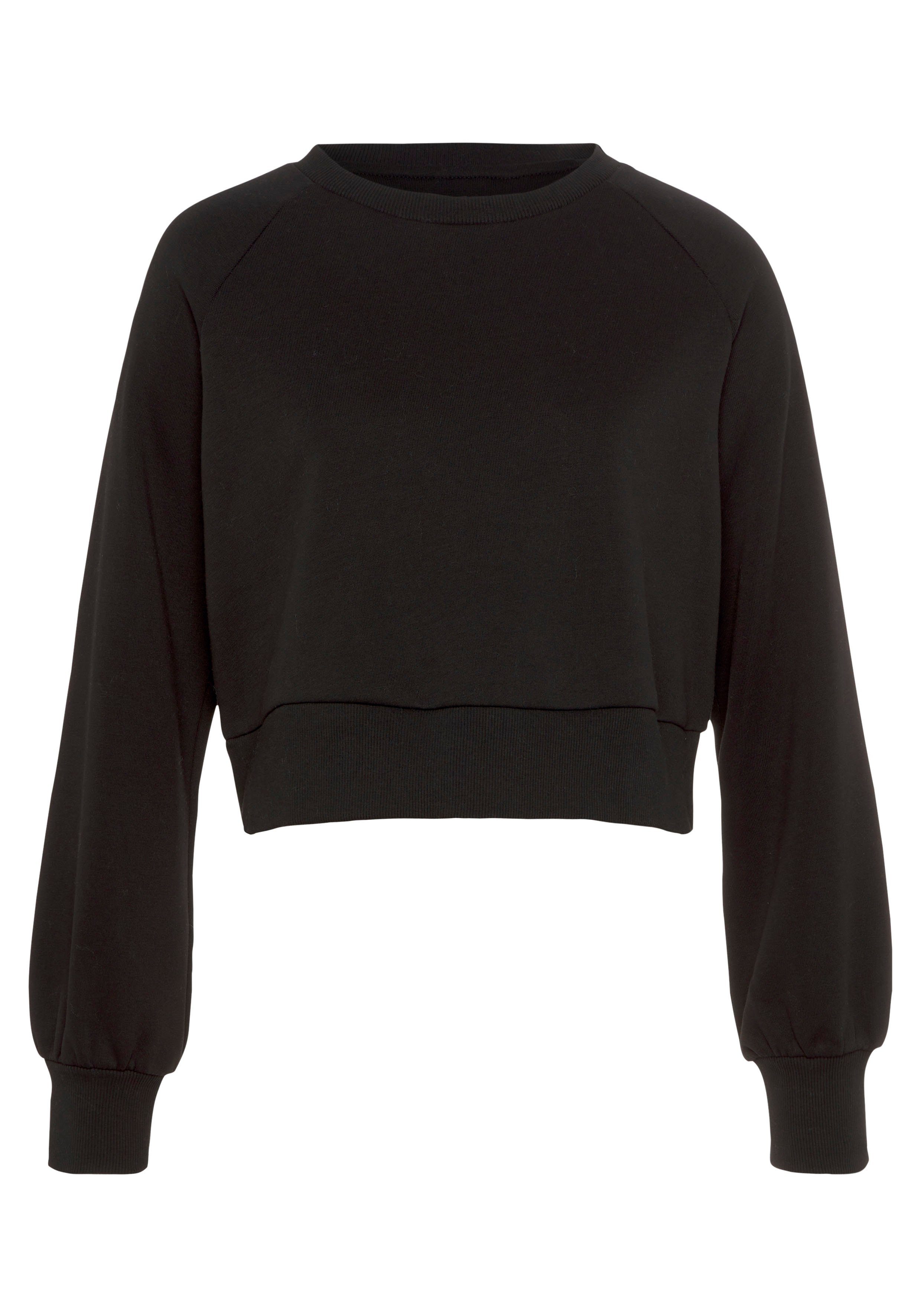 LSCN by LASCANA Sweatshirt met decoratieve stiksels, loungepak