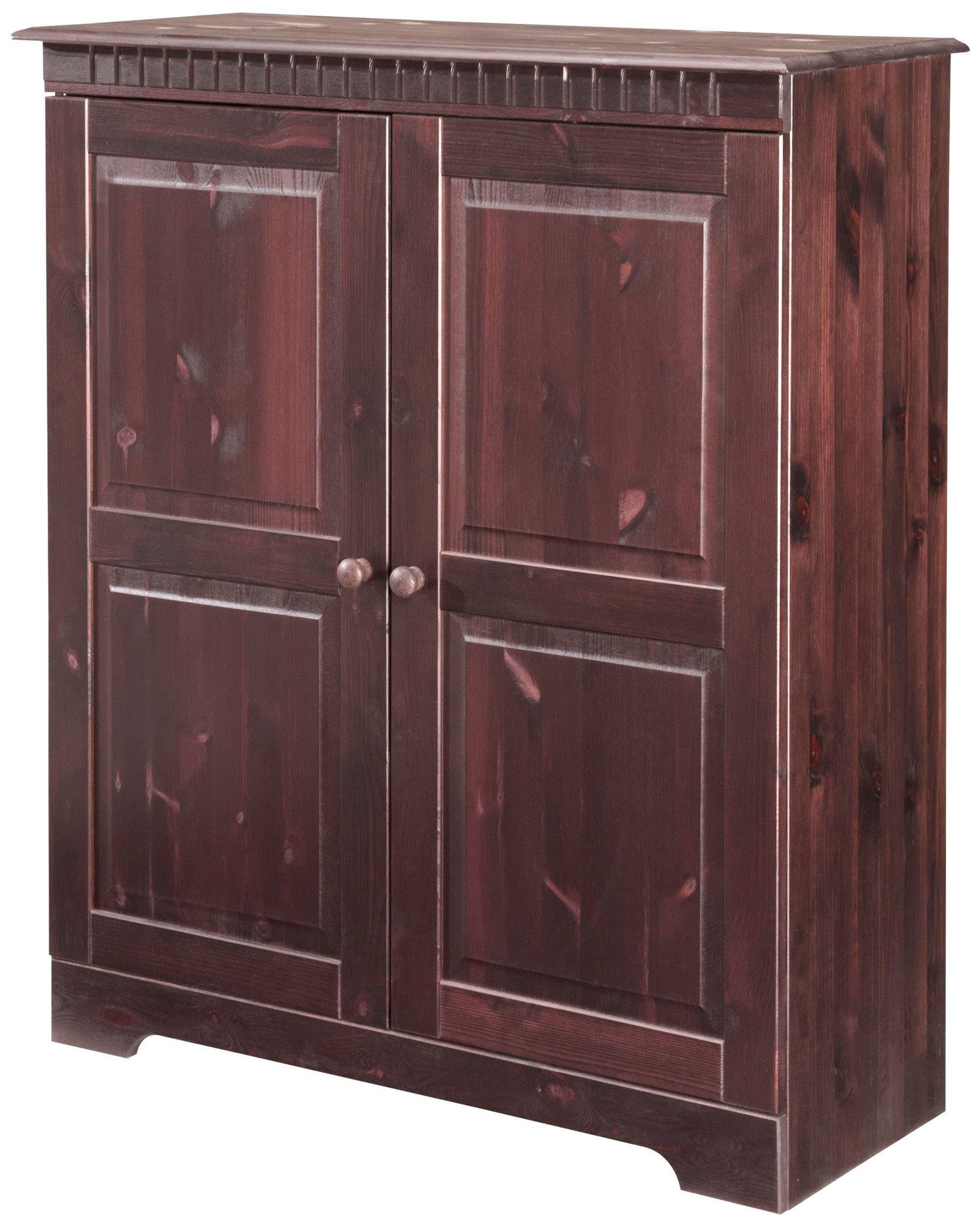 Home affaire Kast Cubrix van mooi massief grenenhout, hoogte 100 cm