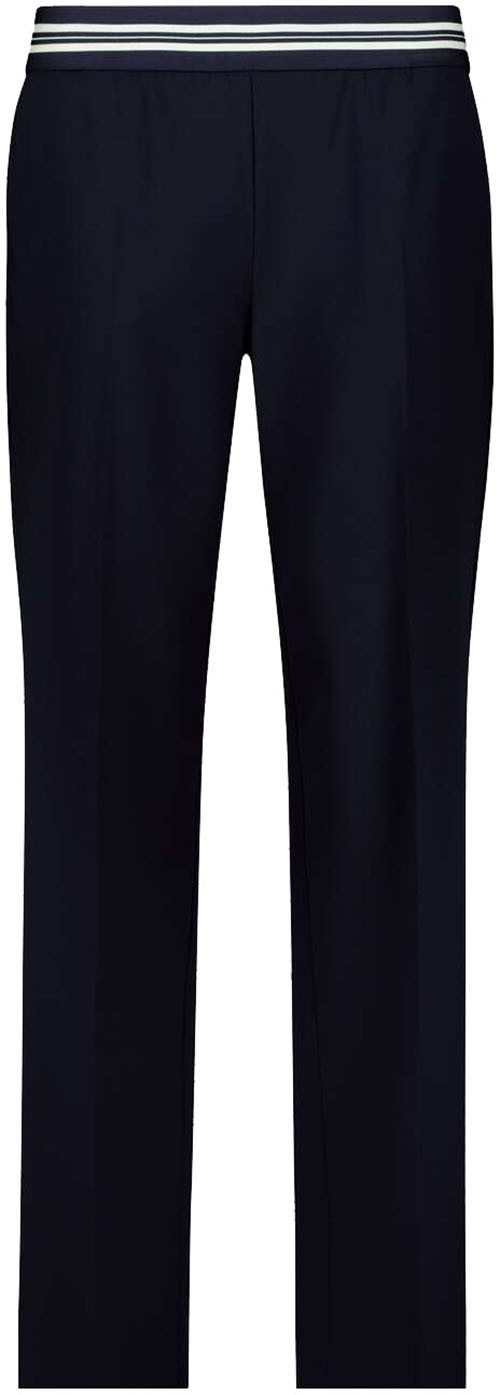 Monari Palazzobroek met elastische tailleband