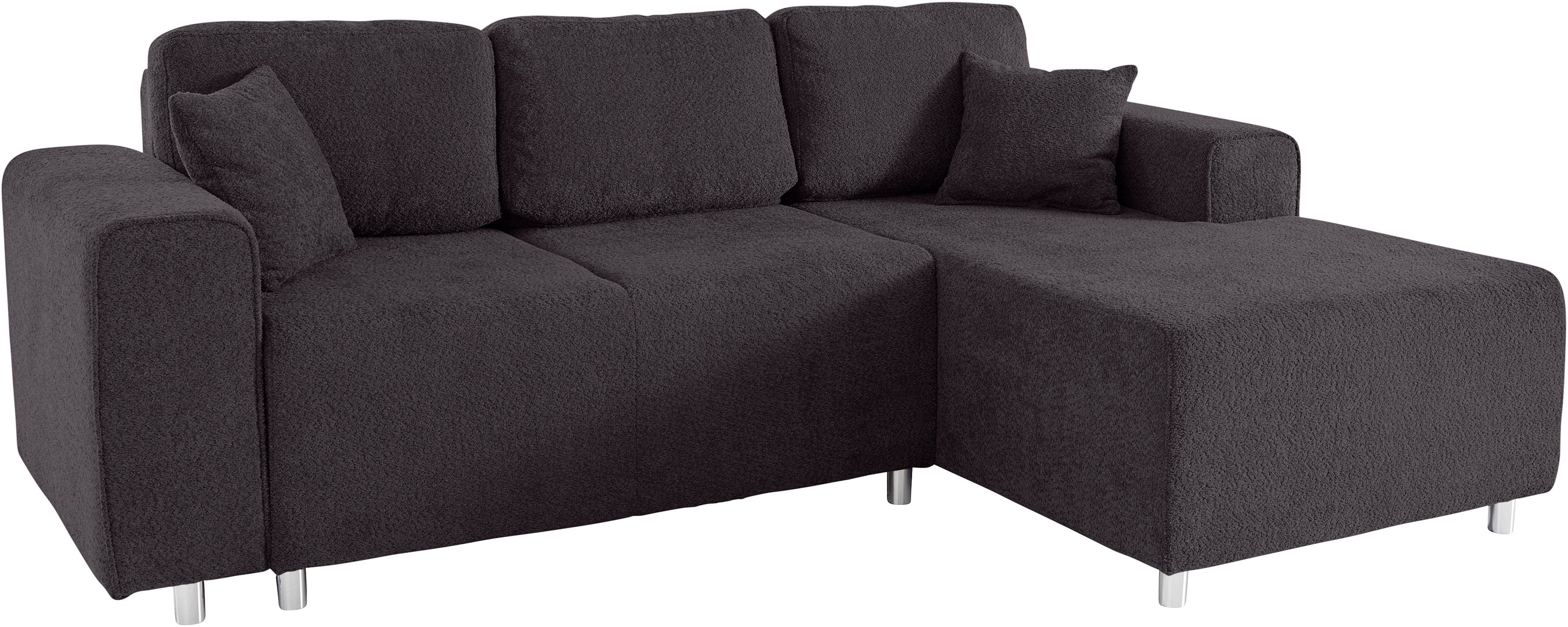 Guido Maria Kretschmer Home&Living Hoekbank Györ L-vorm, optioneel met bedfunctie en bedlade inclusief 2 sierkussens