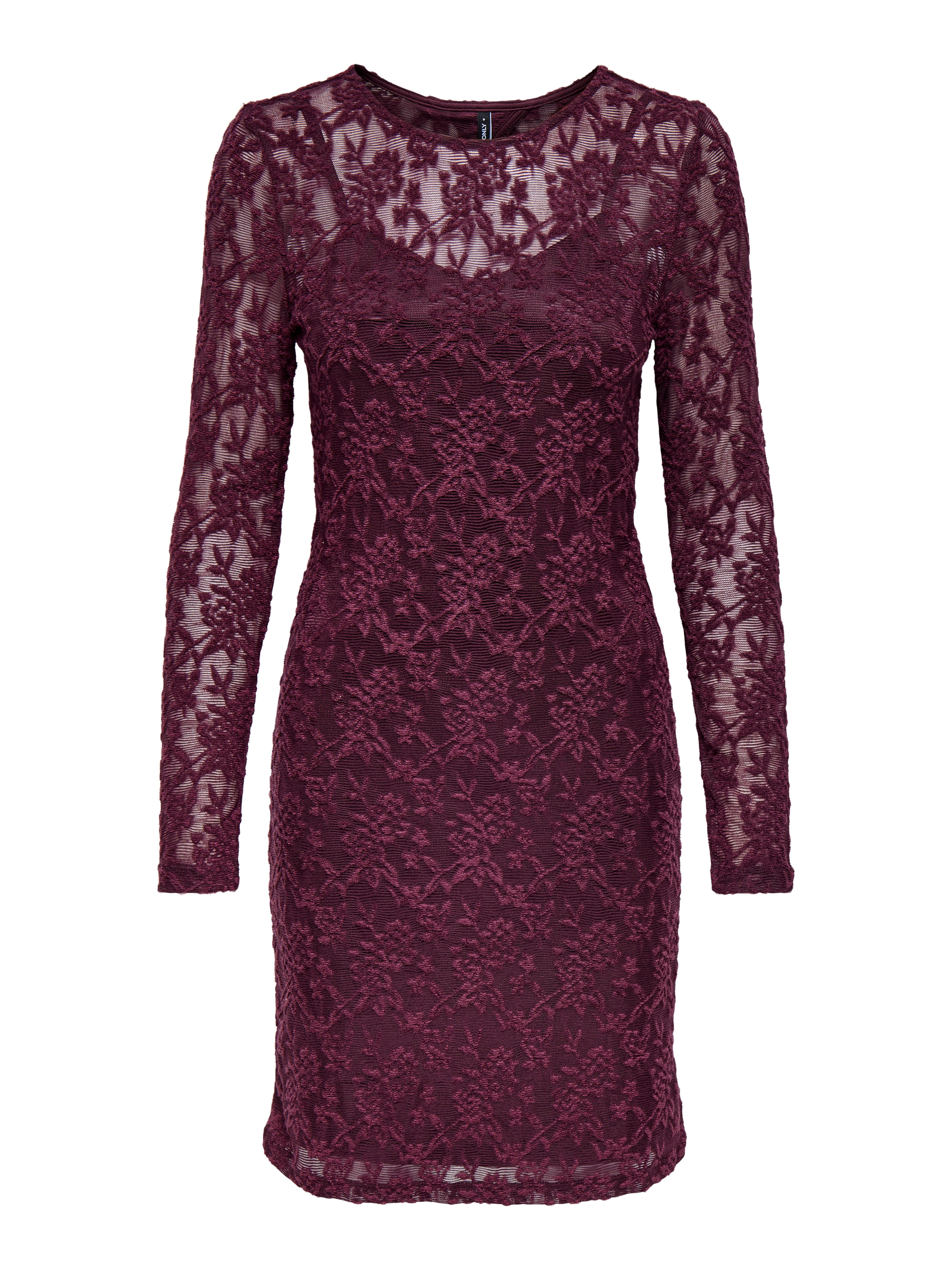 Only Mini-jurk ONLBLAISE L/S O-NECK DRESS JRS
