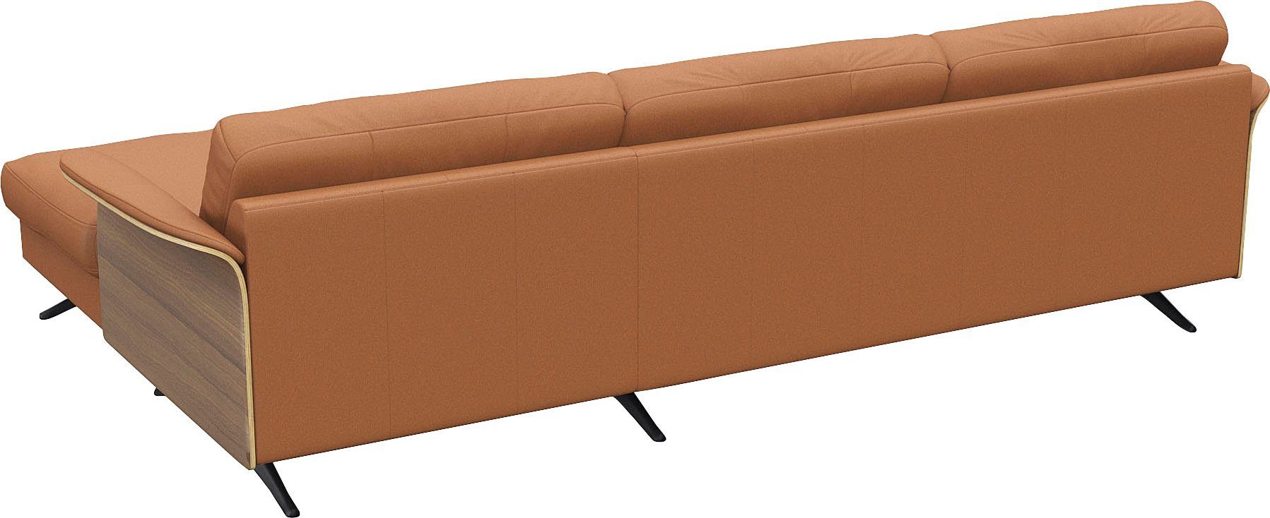 FLEXLUX Hoekbank Glow, super comfortabel door hoogwaardige zitconstructie met binnenvering, L-vorm